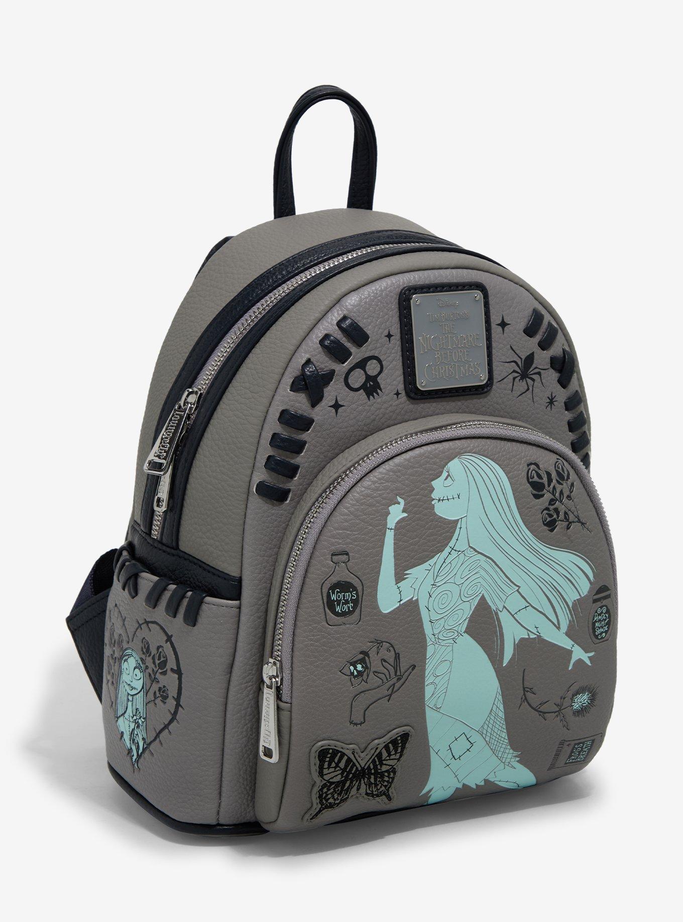 Loungefly Disney The Nightmare Before Christmas Sally Icons Mini Backpack — BoxLunch Exclusive, , hi-res
