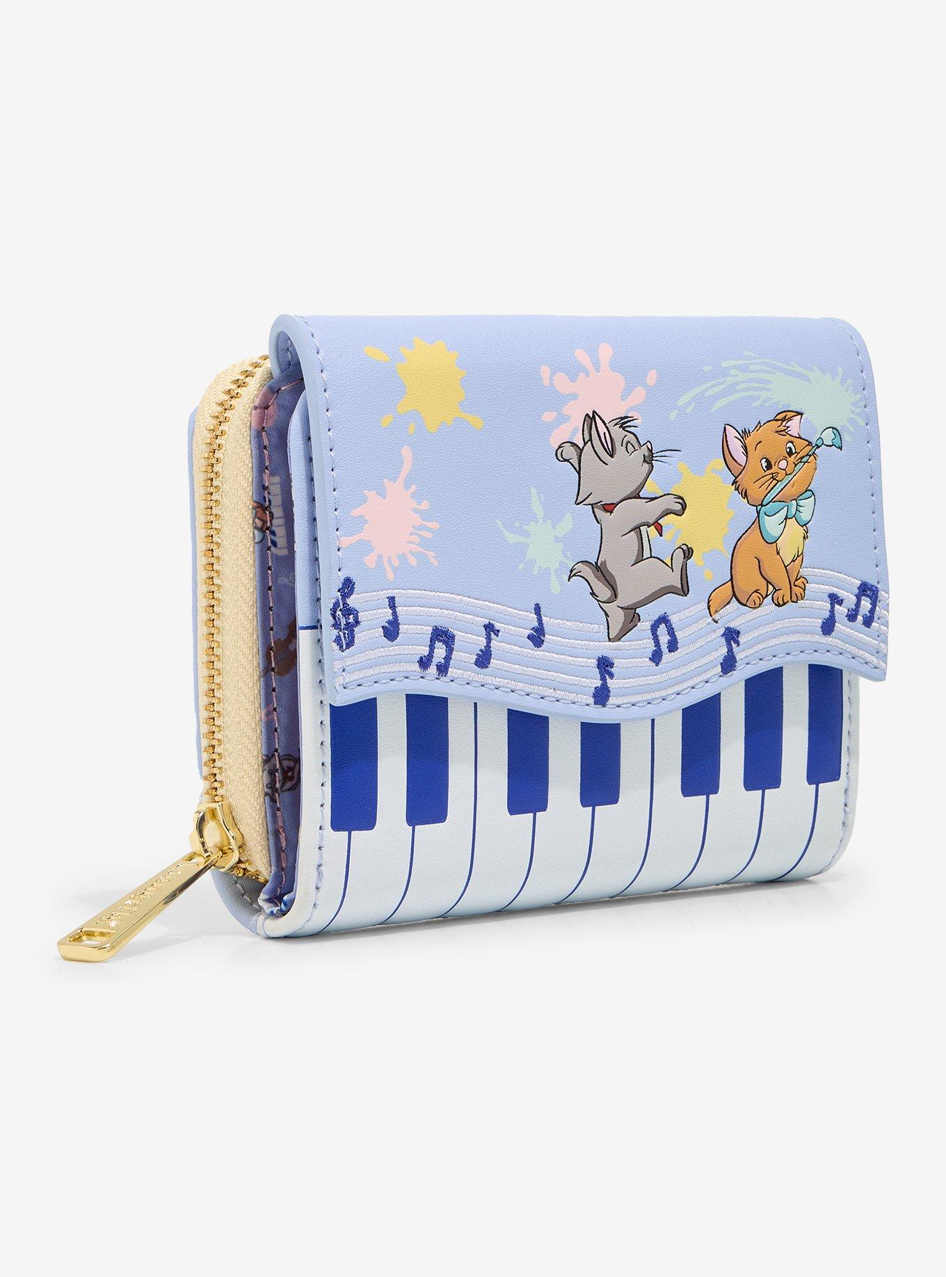 Loungefly Disney The Aristocats Kittens Piano Cosmetic Bag — BoxLunch Exclusive, , hi-res