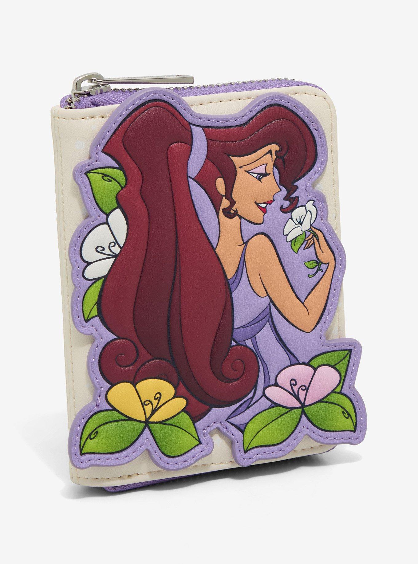 Loungefly Disney Hercules Meg Floral Wallet — BoxLunch Exclusive, , hi-res