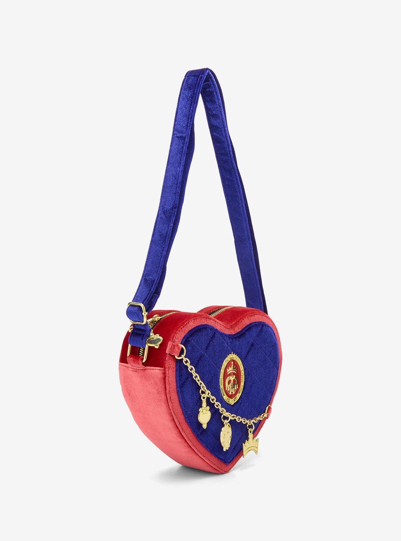 Loungefly Disney Snow White and the Seven Dwarfs Evil Queen Velvet Crossbody Bag — BoxLunch Exclusive, , hi-res