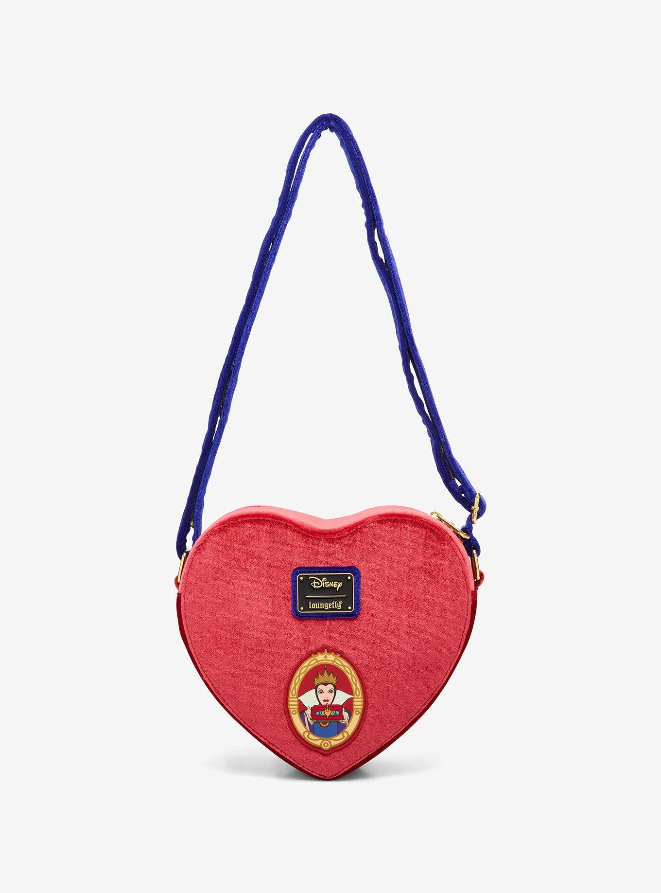 Loungefly Disney Snow White and the Seven Dwarfs Evil Queen Velvet Crossbody Bag — BoxLunch Exclusive