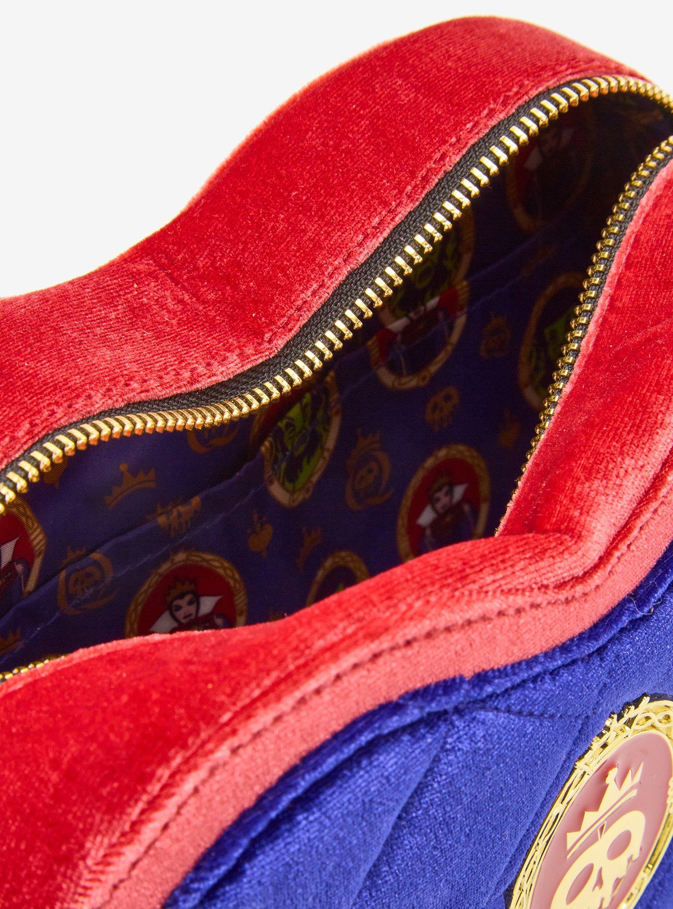 Loungefly Disney Snow White and the Seven Dwarfs Evil Queen Velvet Crossbody Bag — BoxLunch Exclusive, , alternate
