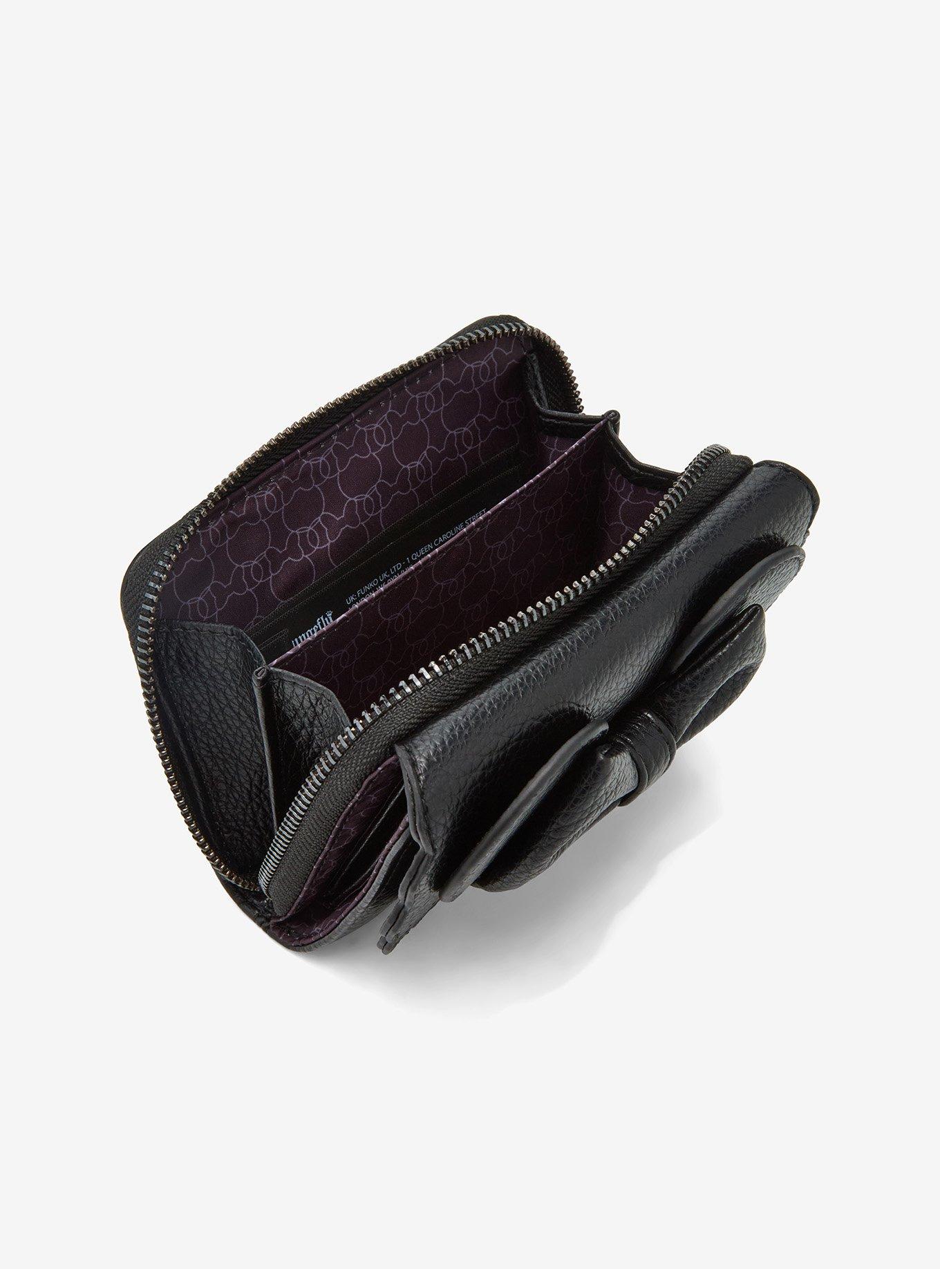 Loungefly Disney Minnie Mouse Pebble Textured Black Wallet — BoxLunch Exclusive