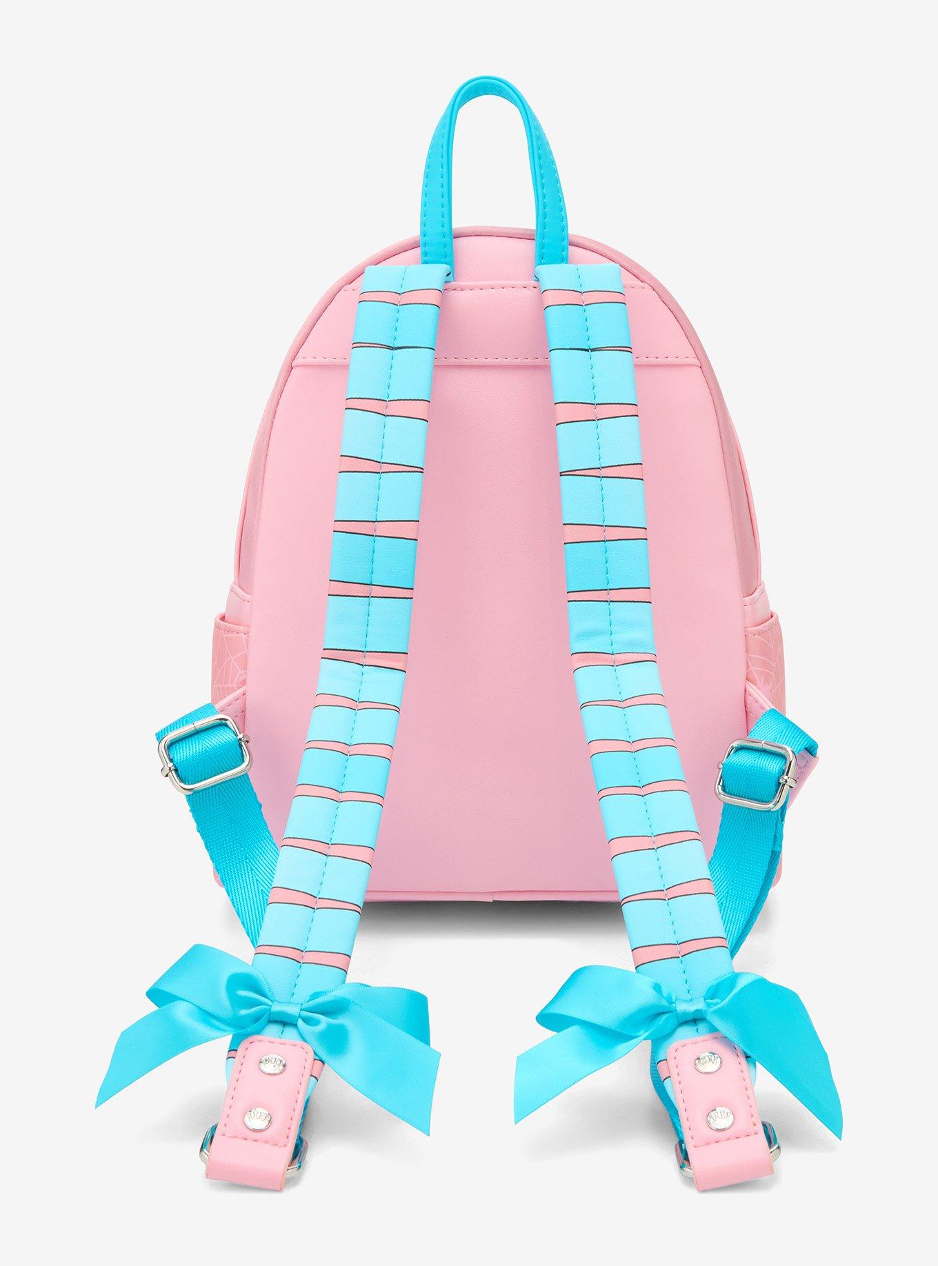 Loungefly Marvel Spider-Gwen Pink Web Mini Backpack - BoxLunch Exclusive, , alternate