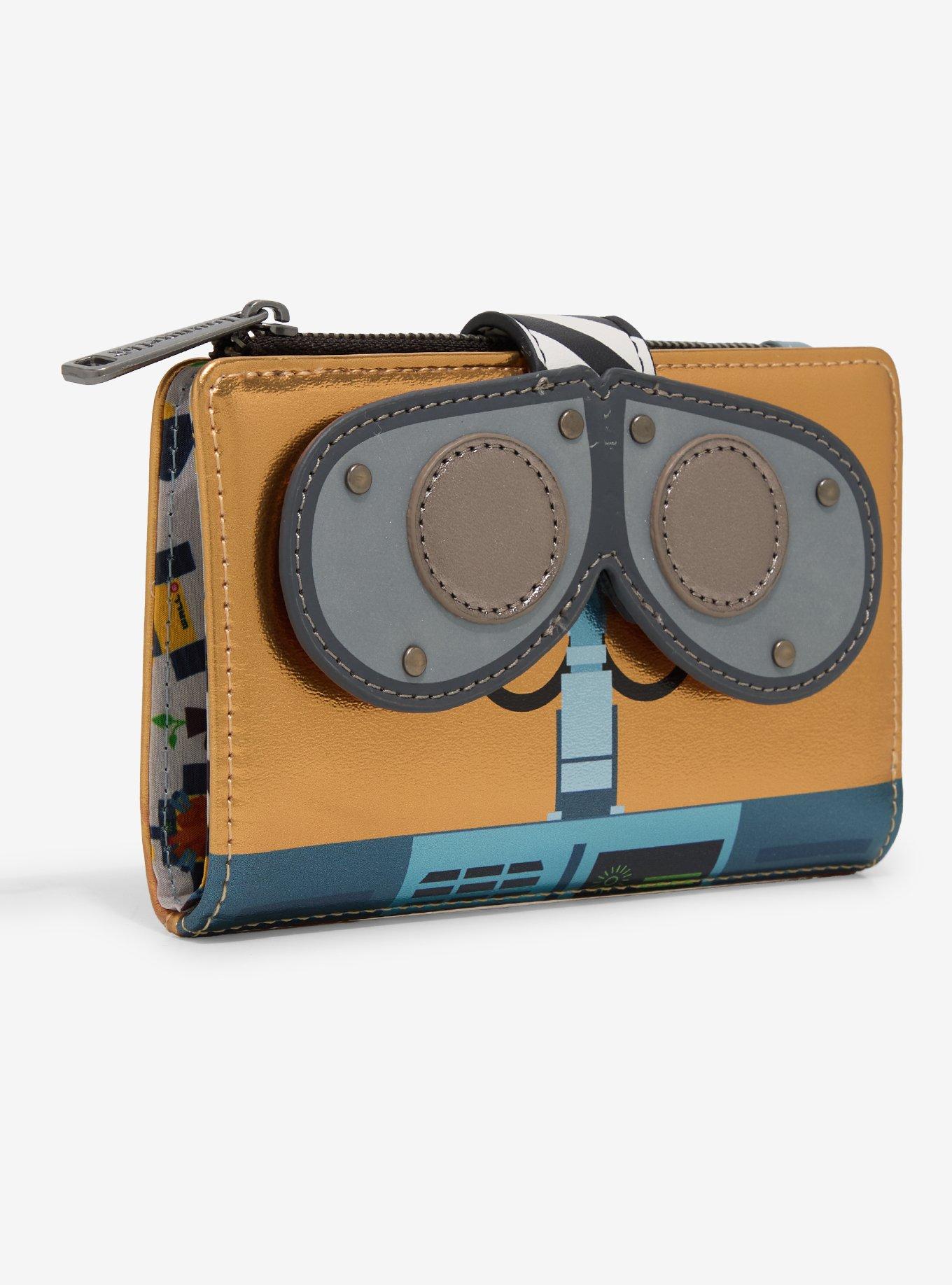 Loungefly Disney Pixar WALL-E Metallic WALL-E Figural Wallet - BoxLunch Exclusive