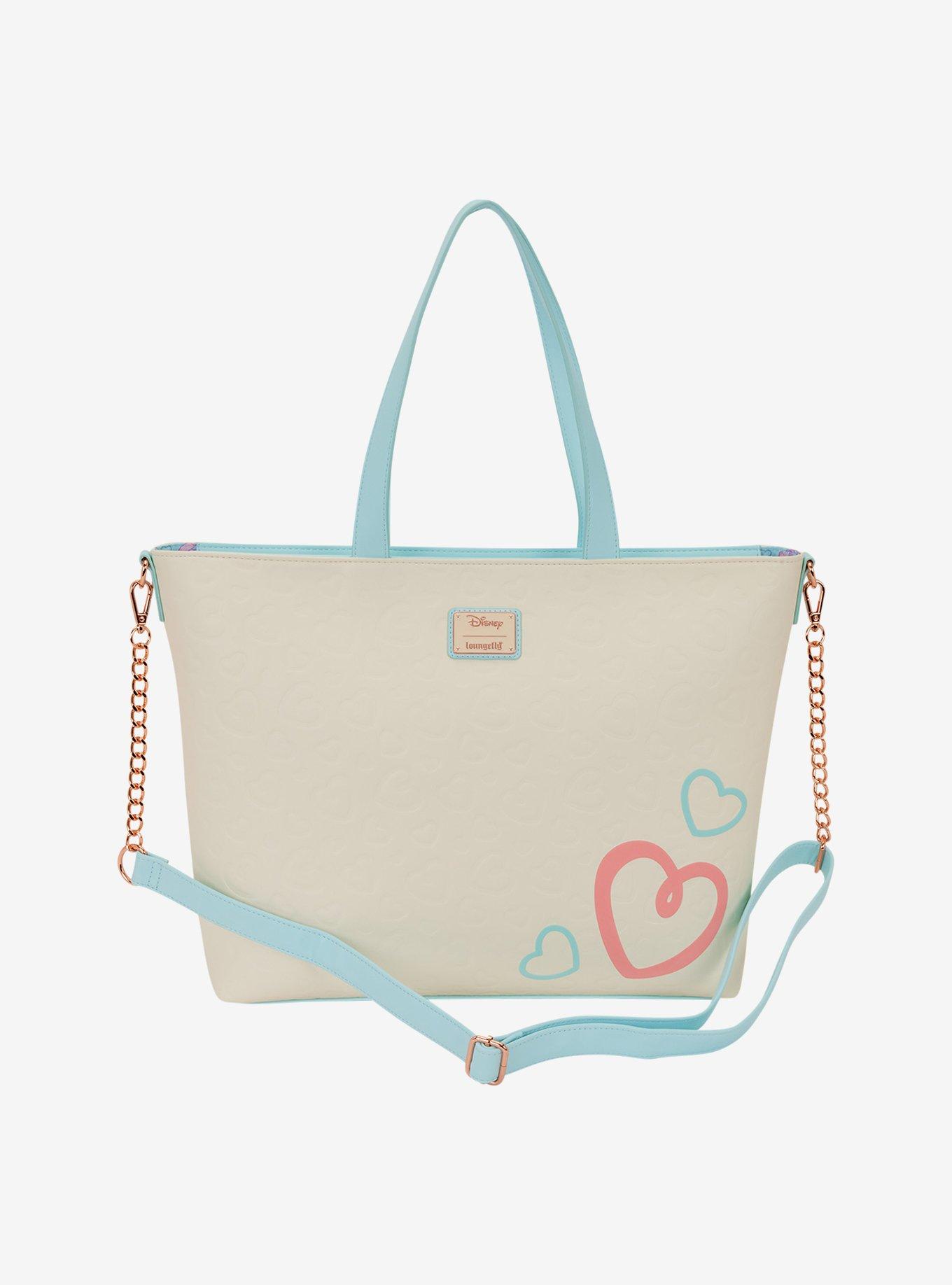 Loungefly Disney Lilo & Stitch Angel & Stitch Valentine's Day Cake Tote Bag, , alternate