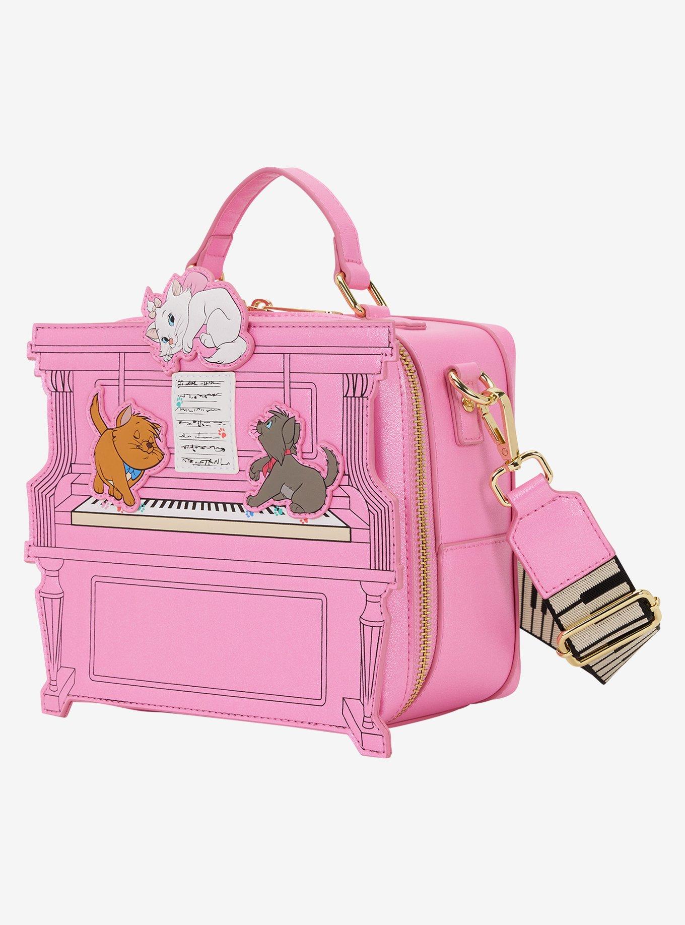Loungefly Disney The Aristocats Kittens Figural Piano Crossbody Bag, , hi-res