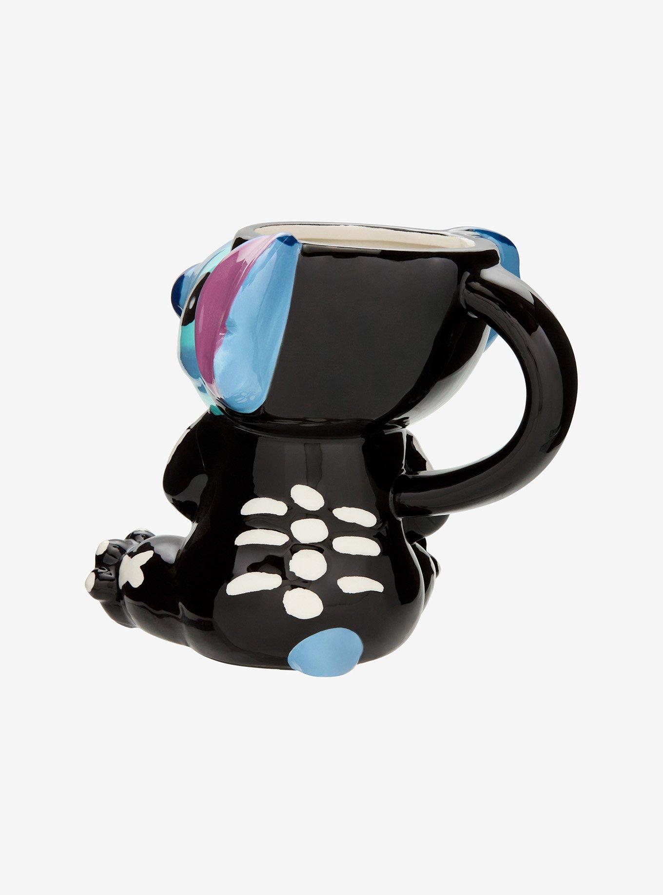 Disney Stitch Skeleton Figural Mug, , alternate