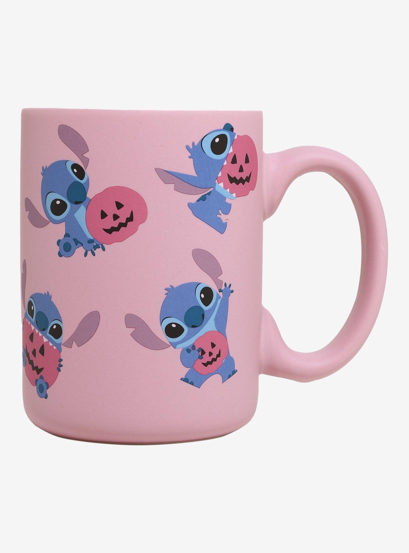 Disney Stitch Pink Pumpkin Mug, , hi-res