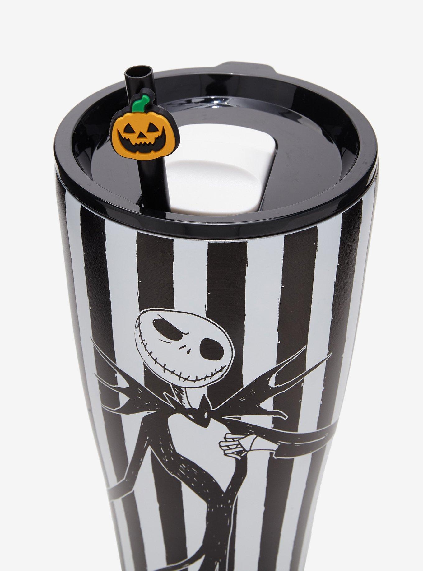 The Nightmare Before Christmas Jack Skellington Stripe Stainless Steel Tumbler, , alternate