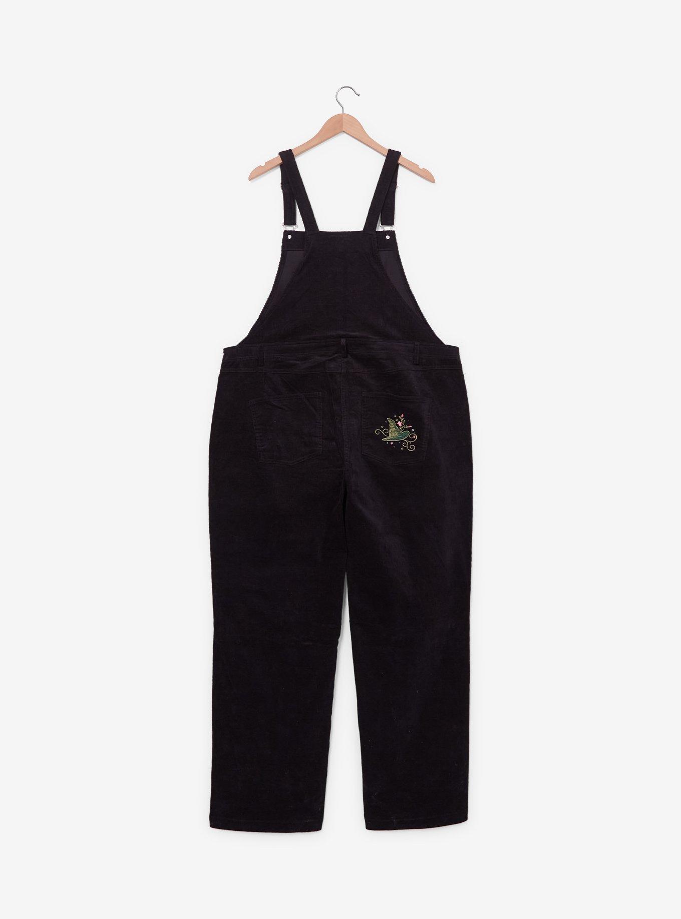 Wicked Elphaba Icons Corduroy Women's Plus Size Overalls - BoxLunch Exclusive, , hi-res