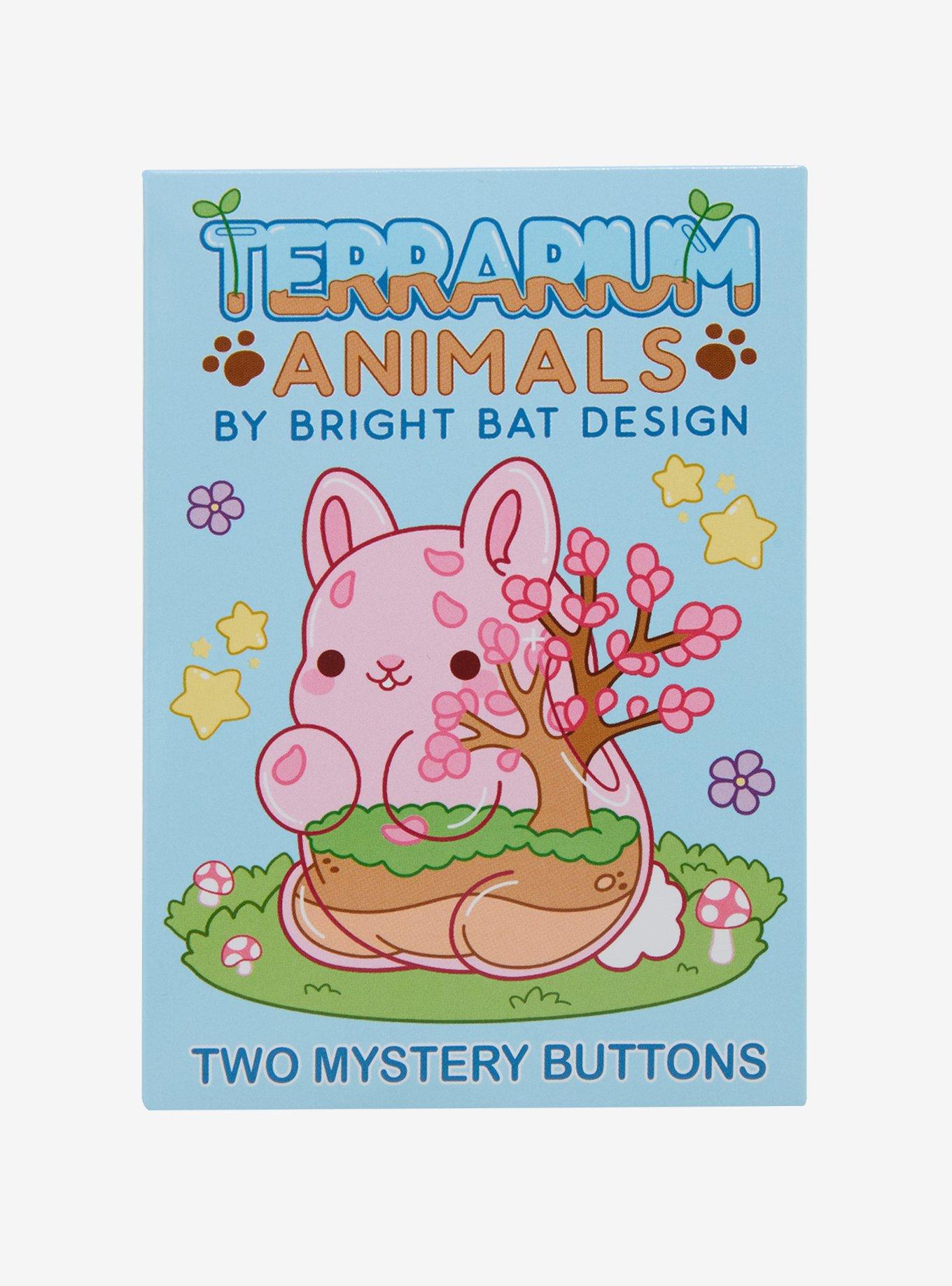 Creature Terrarium Blind Bag Button By Bright Bat Design, , hi-res