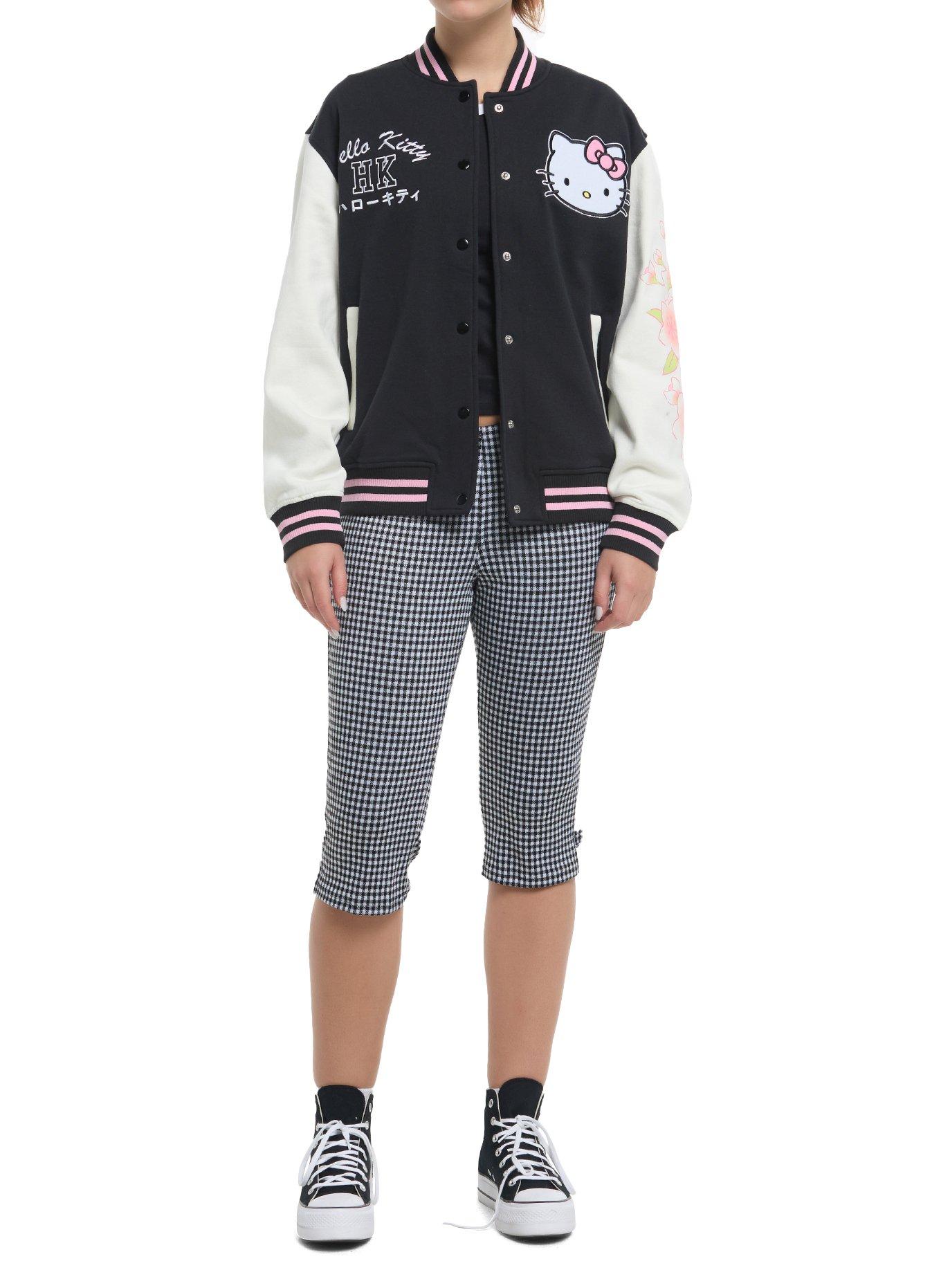Hello Kitty Sakura Varsity Jacket, PINK, alternate