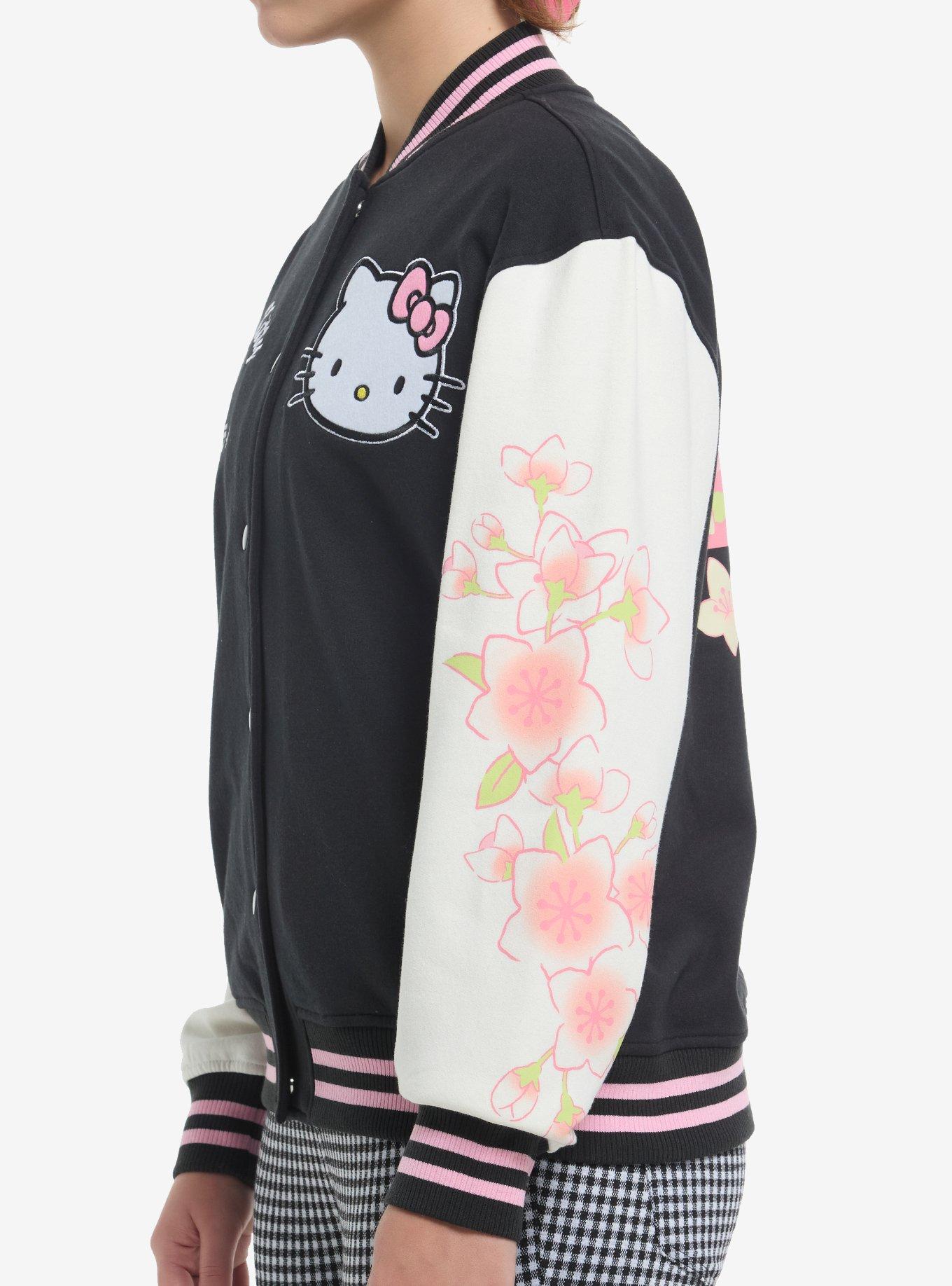 Hello Kitty Sakura Varsity Jacket, PINK, alternate