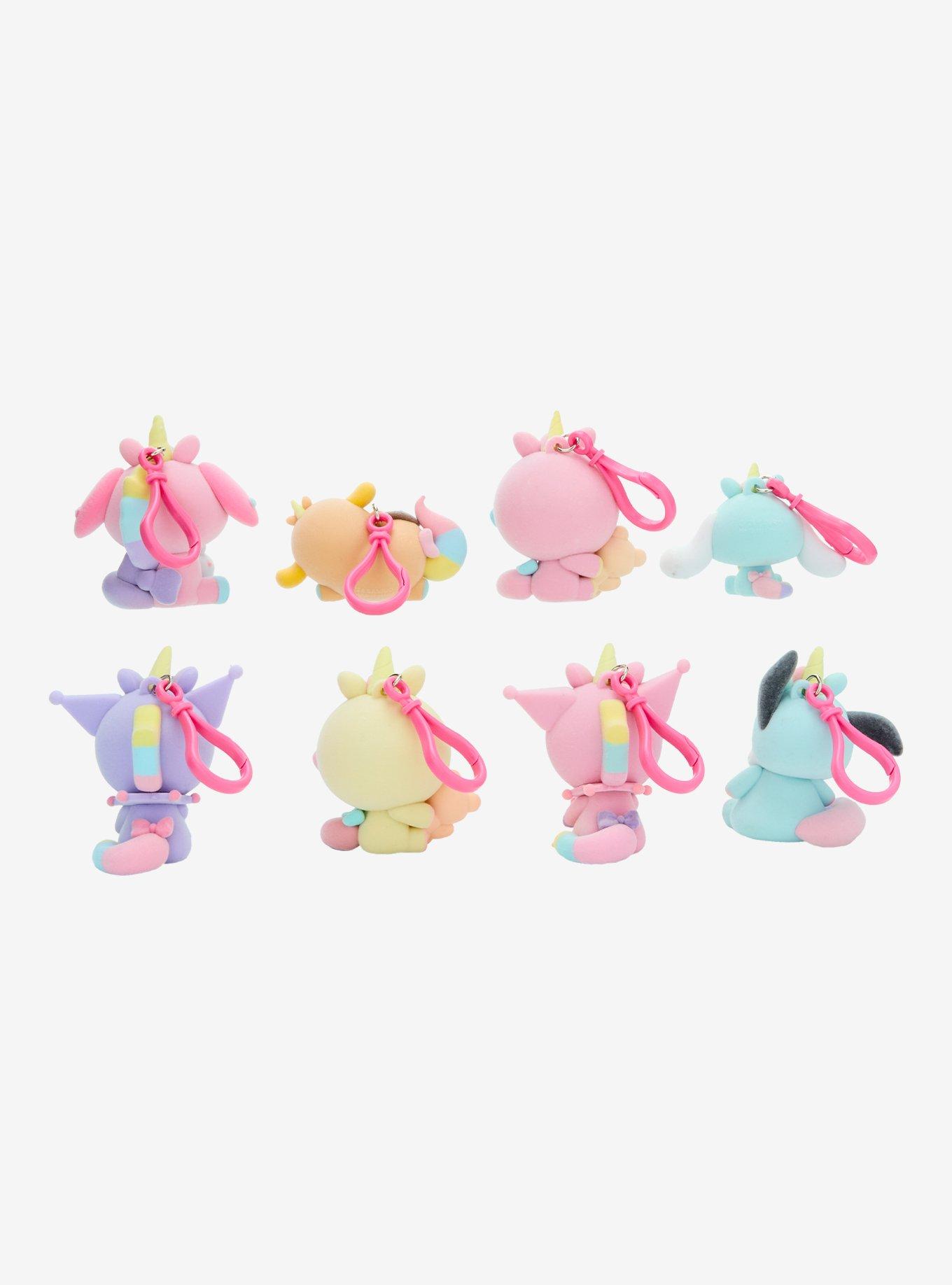 Sanrio Hello Kitty and Friends Pastel Flocked Blind Bag Keychains, , hi-res