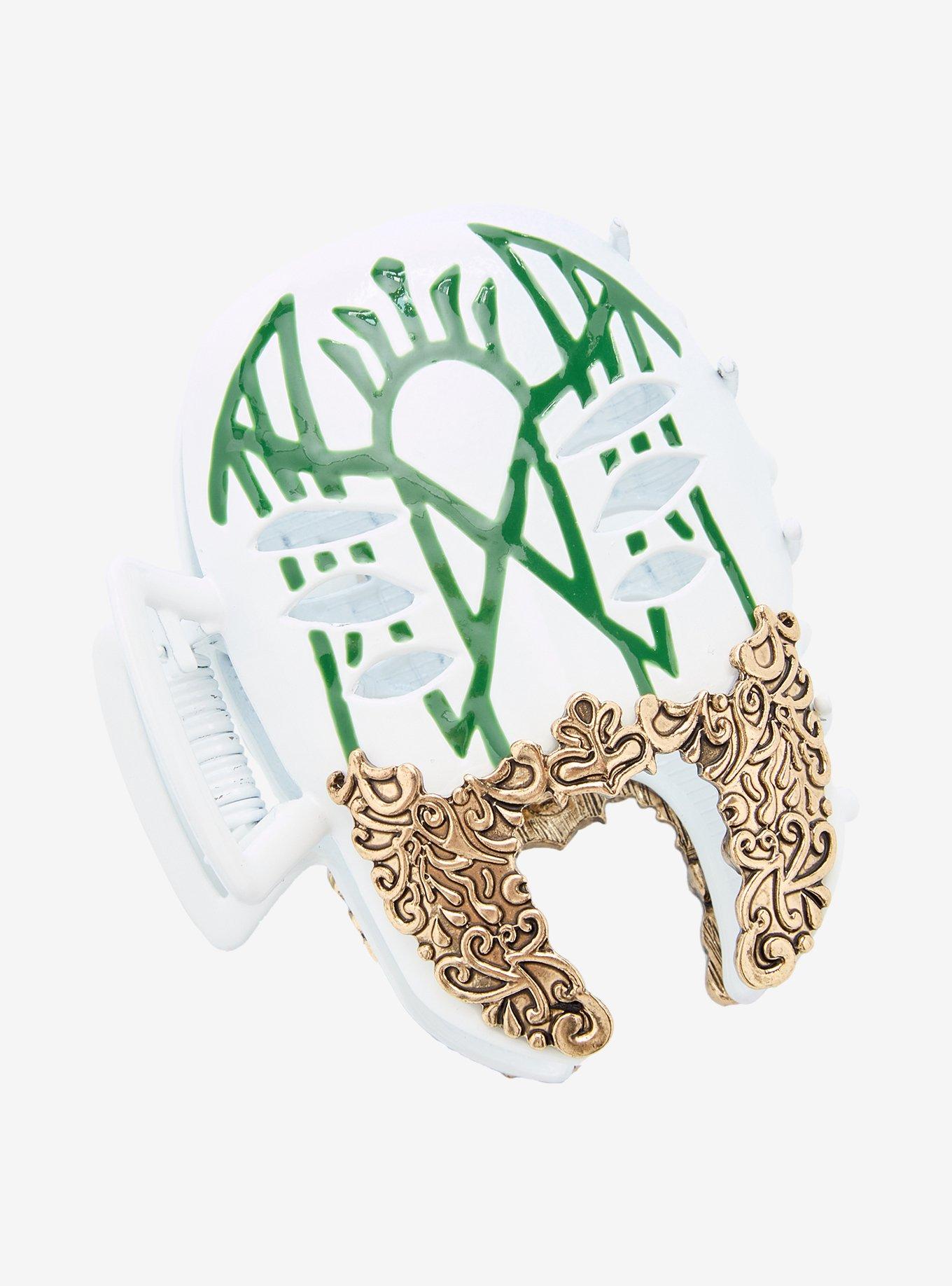 Sleep Token Vessel Green Mask Claw Hair Clip, , hi-res