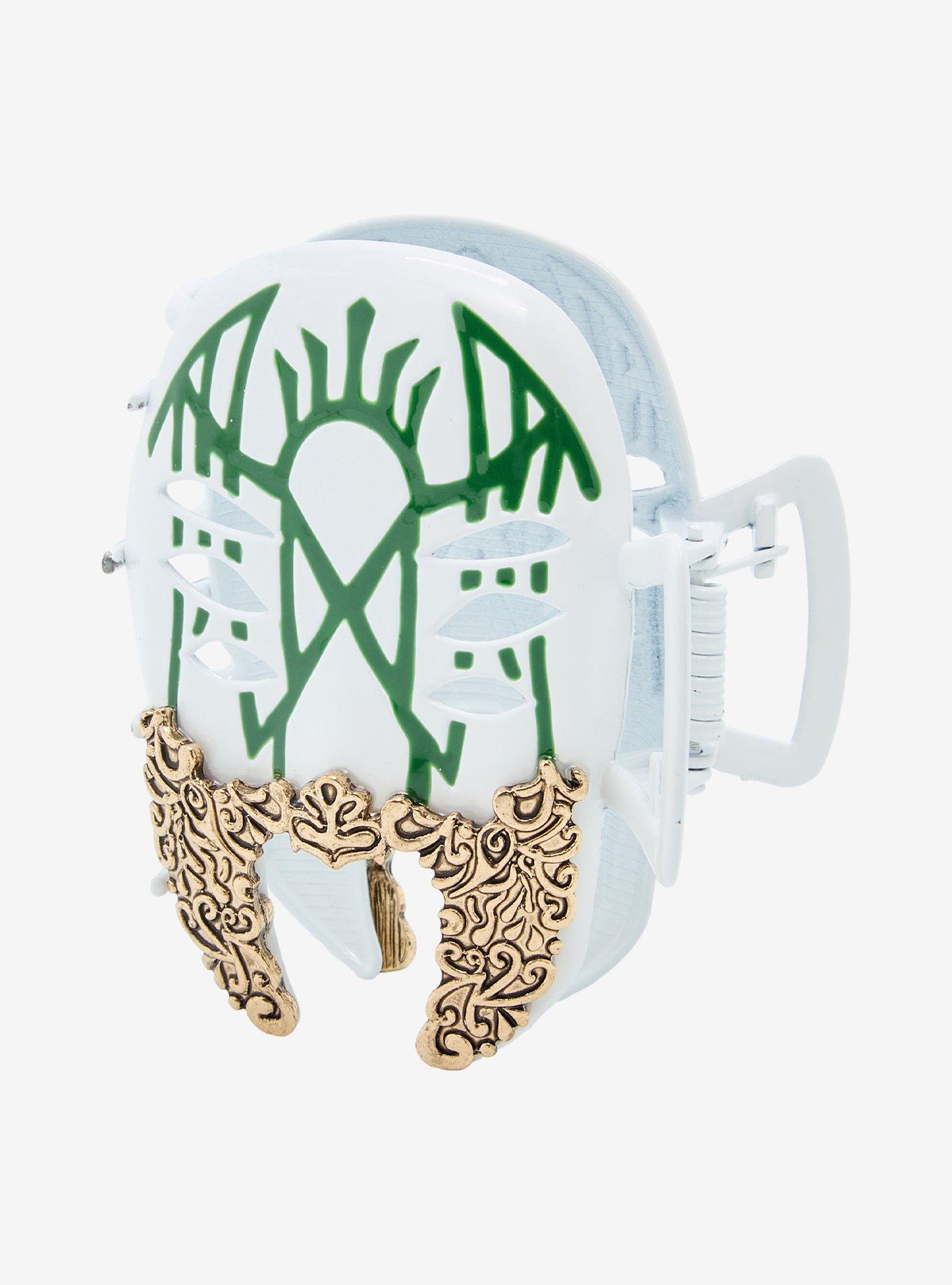 Sleep Token Vessel Green Mask Claw Hair Clip, , alternate