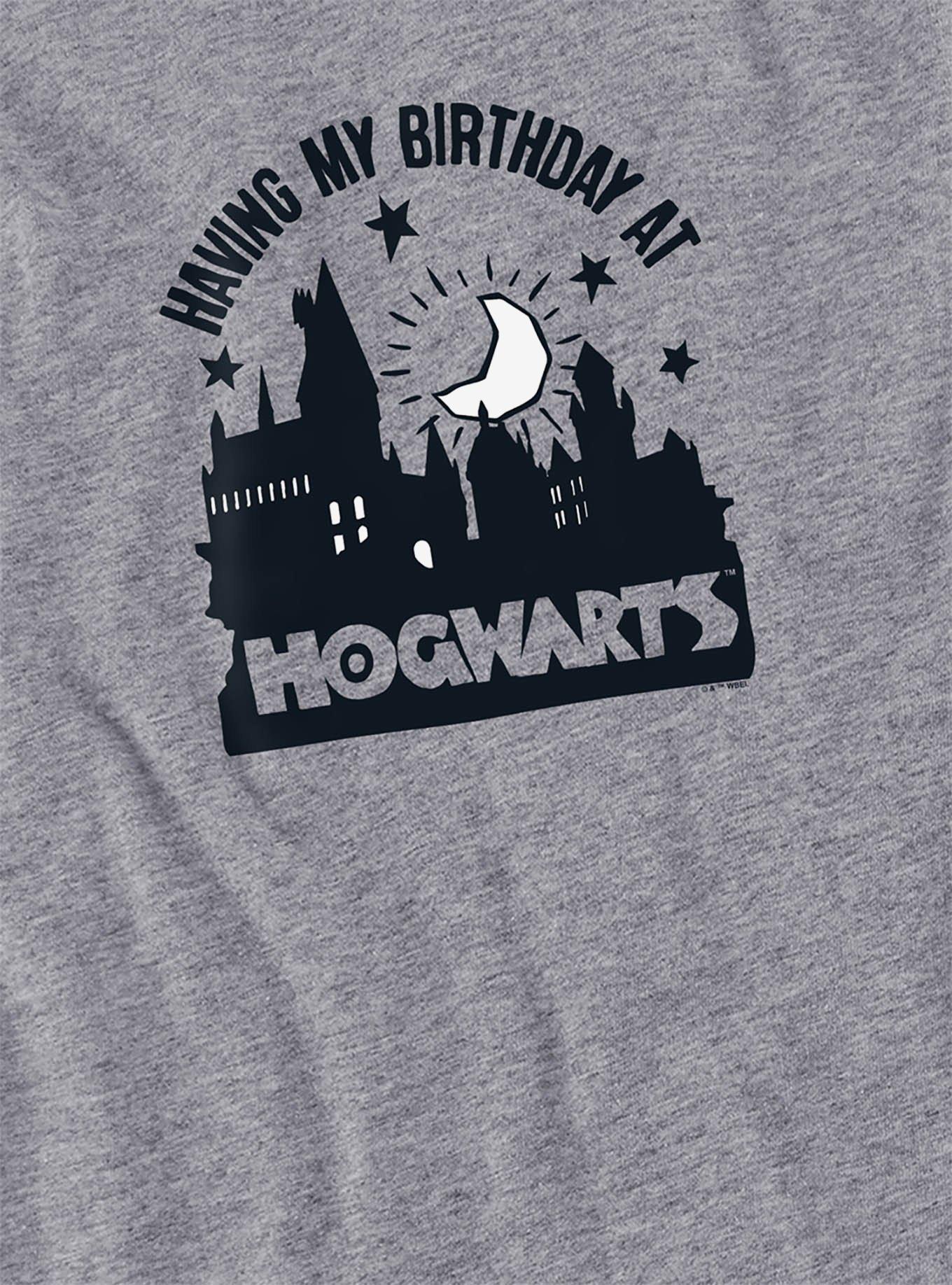 Harry Potter Birthday At Hogwarts Girls Crop Top T-Shirt, ATHLETIC HEATHER, alternate