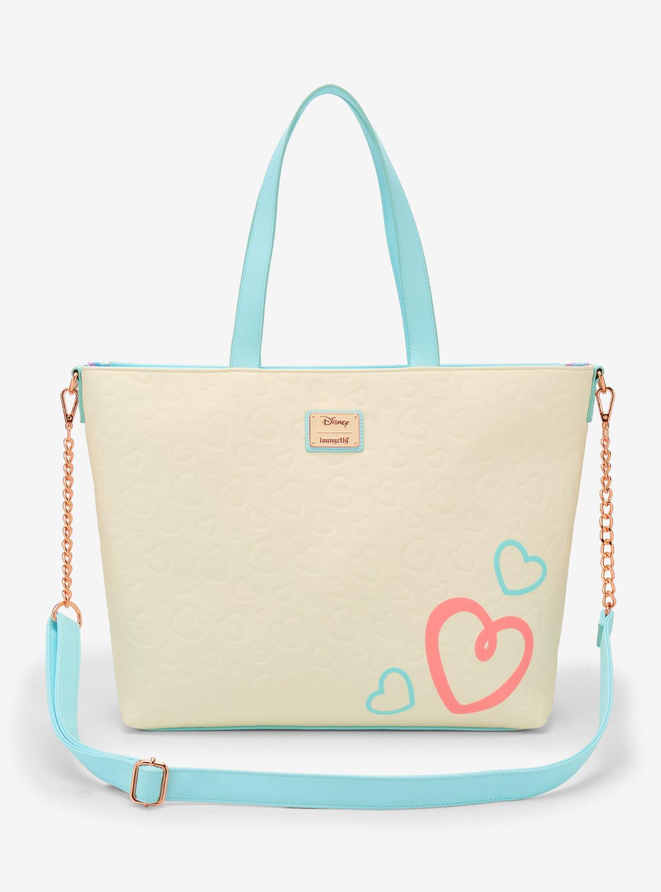 Loungefly Disney Stitch & Angel True Love Tote Bag, , alternate