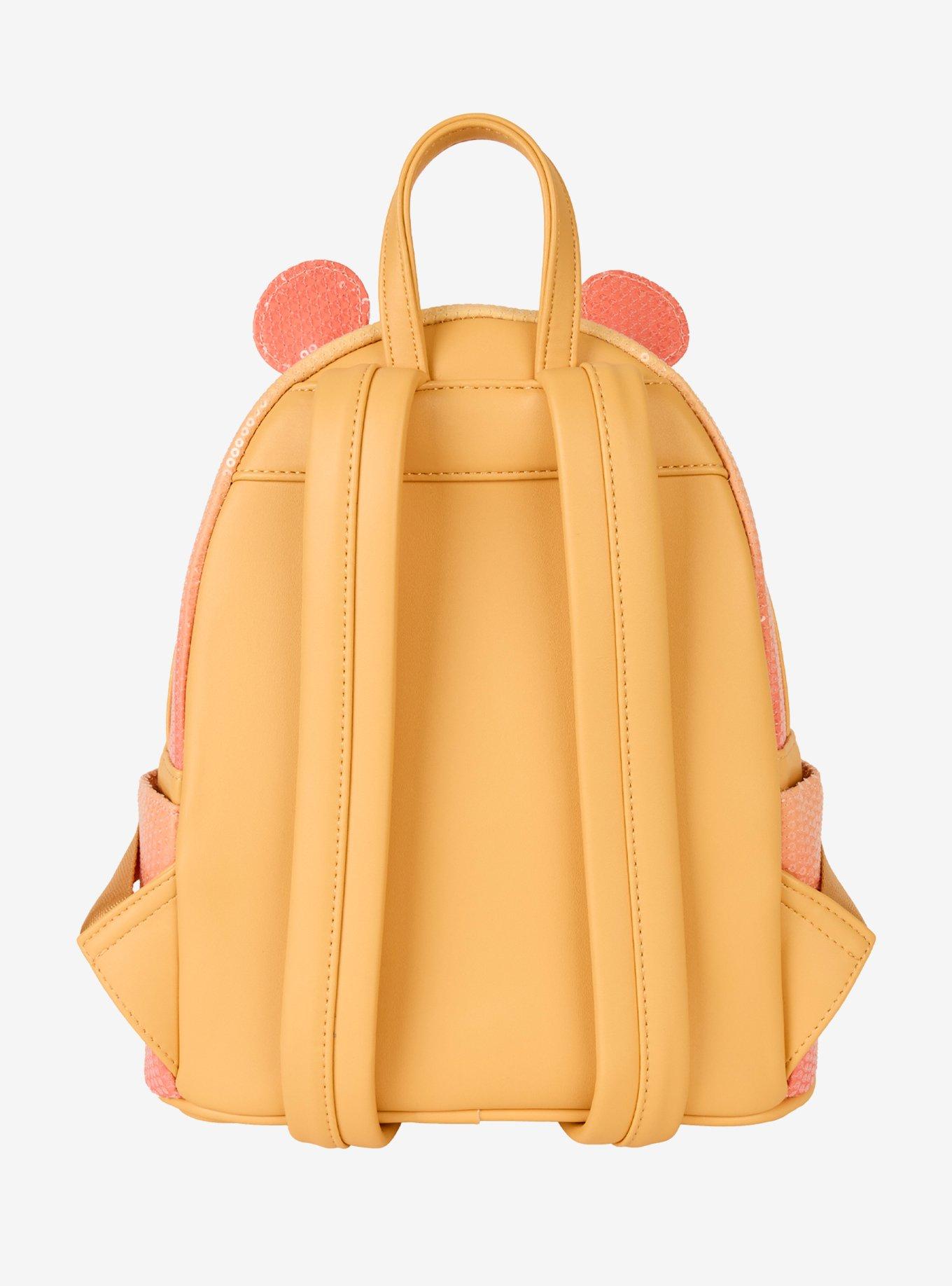 Loungefly Winnie The Pooh Sequin Mini Backpack, , alternate