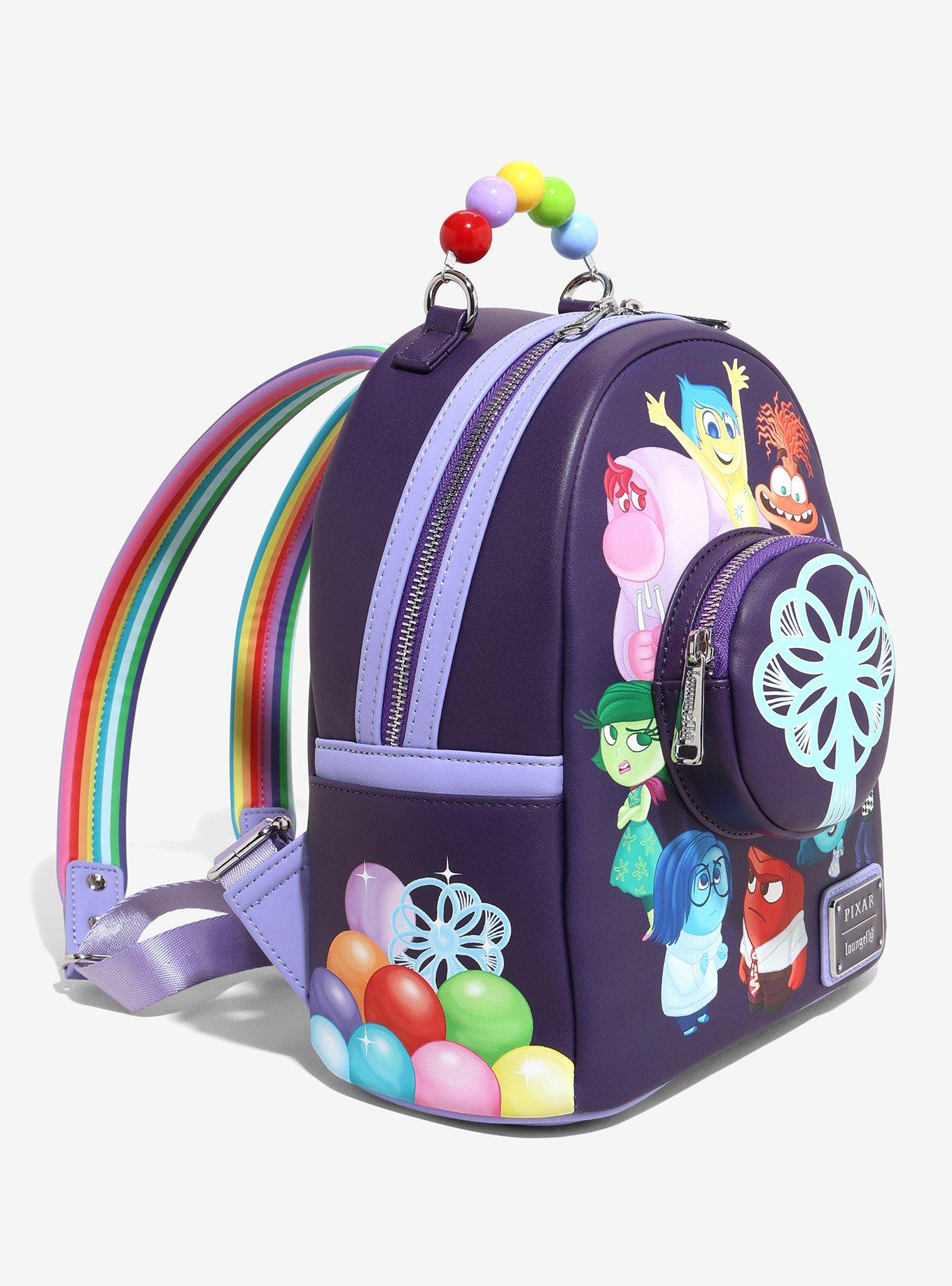 Loungefly Disney Pixar Inside Out 2 Emotions Light-Up Mini Backpack, , alternate