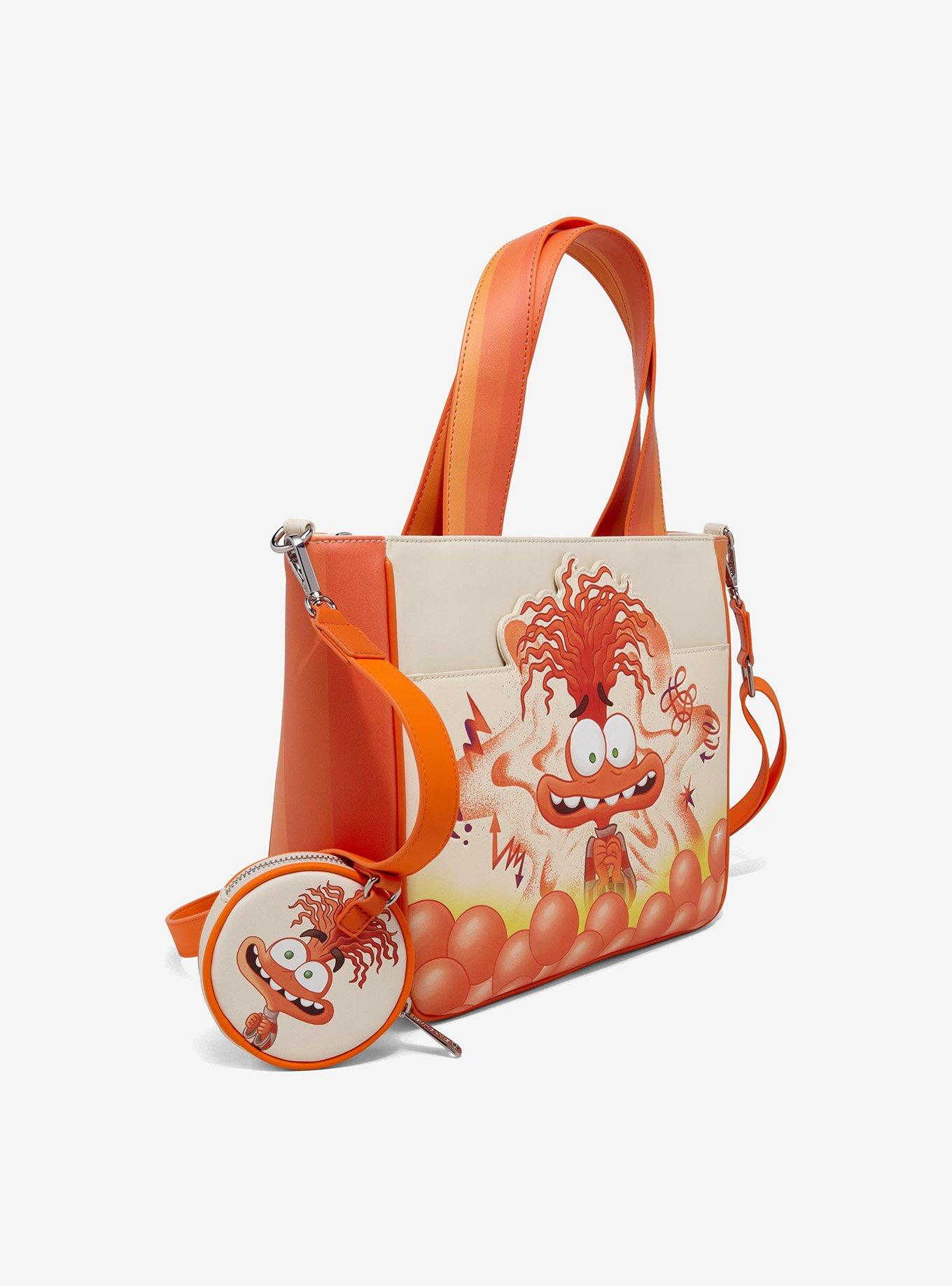 Loungefly Disney Pixar Inside Out 2 Anxiety Tote Bag With Coin Purse, , hi-res