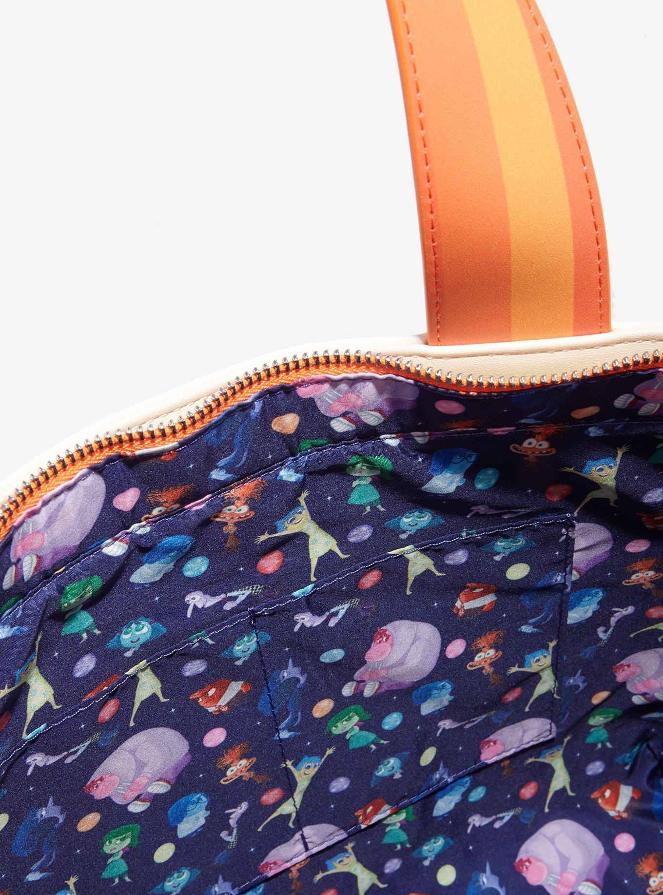 Loungefly Disney Pixar Inside Out 2 Anxiety Tote Bag With Coin Purse, , alternate