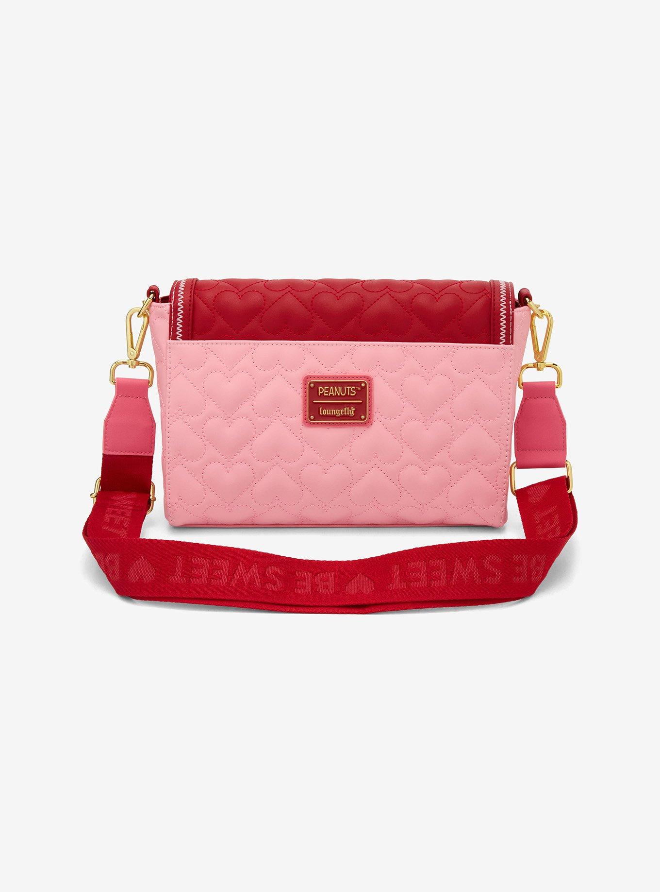 Loungefly Peanuts Hearts Crossbody Bag, , alternate
