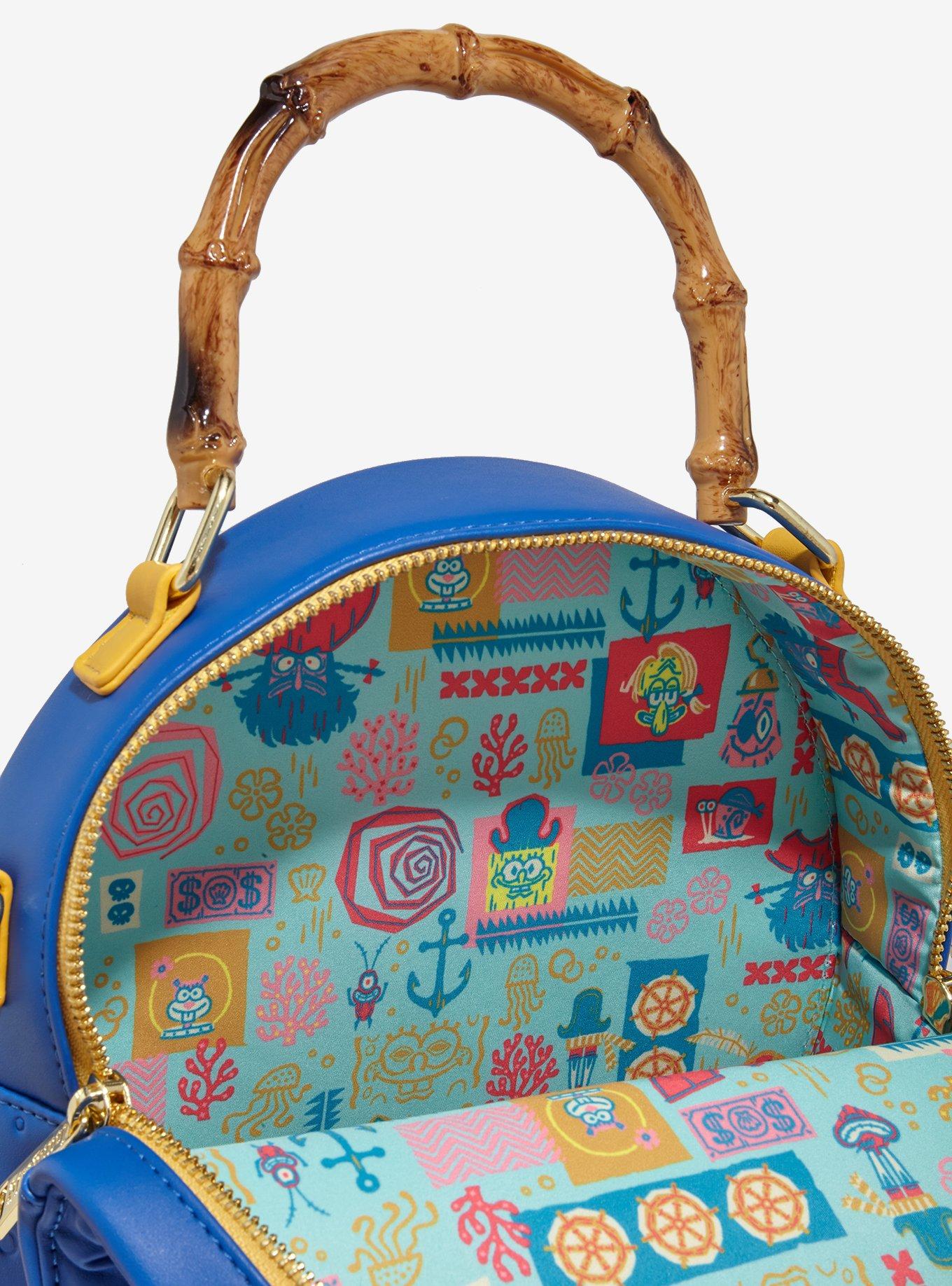 Loungefly SpongeBob SquarePants Skull & Crossbones Crossbody Bag, , alternate