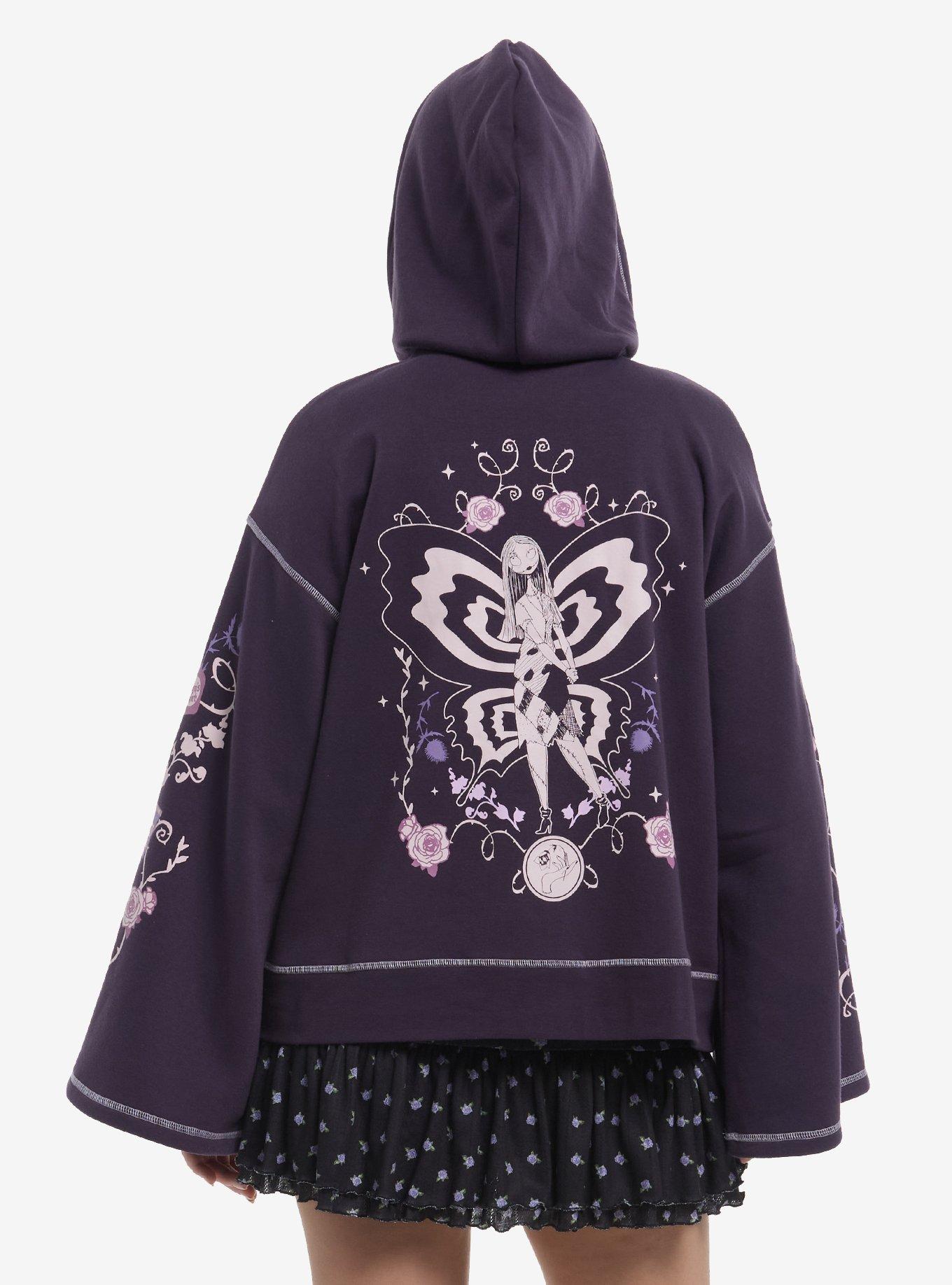 The Nightmare Before Christmas Sally Bell Sleeve Hoodie, , hi-res