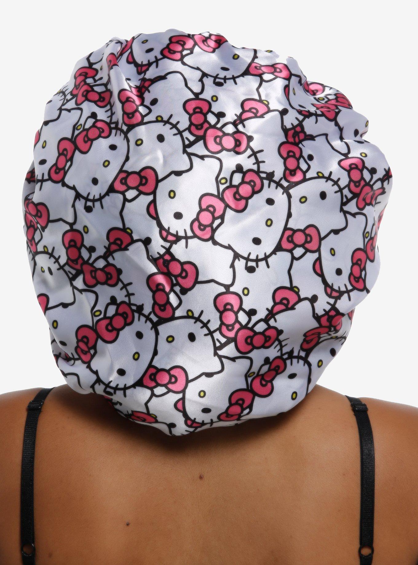 Hello Kitty And Friends Pink Bow Reversible Satin Bonnet, , hi-res