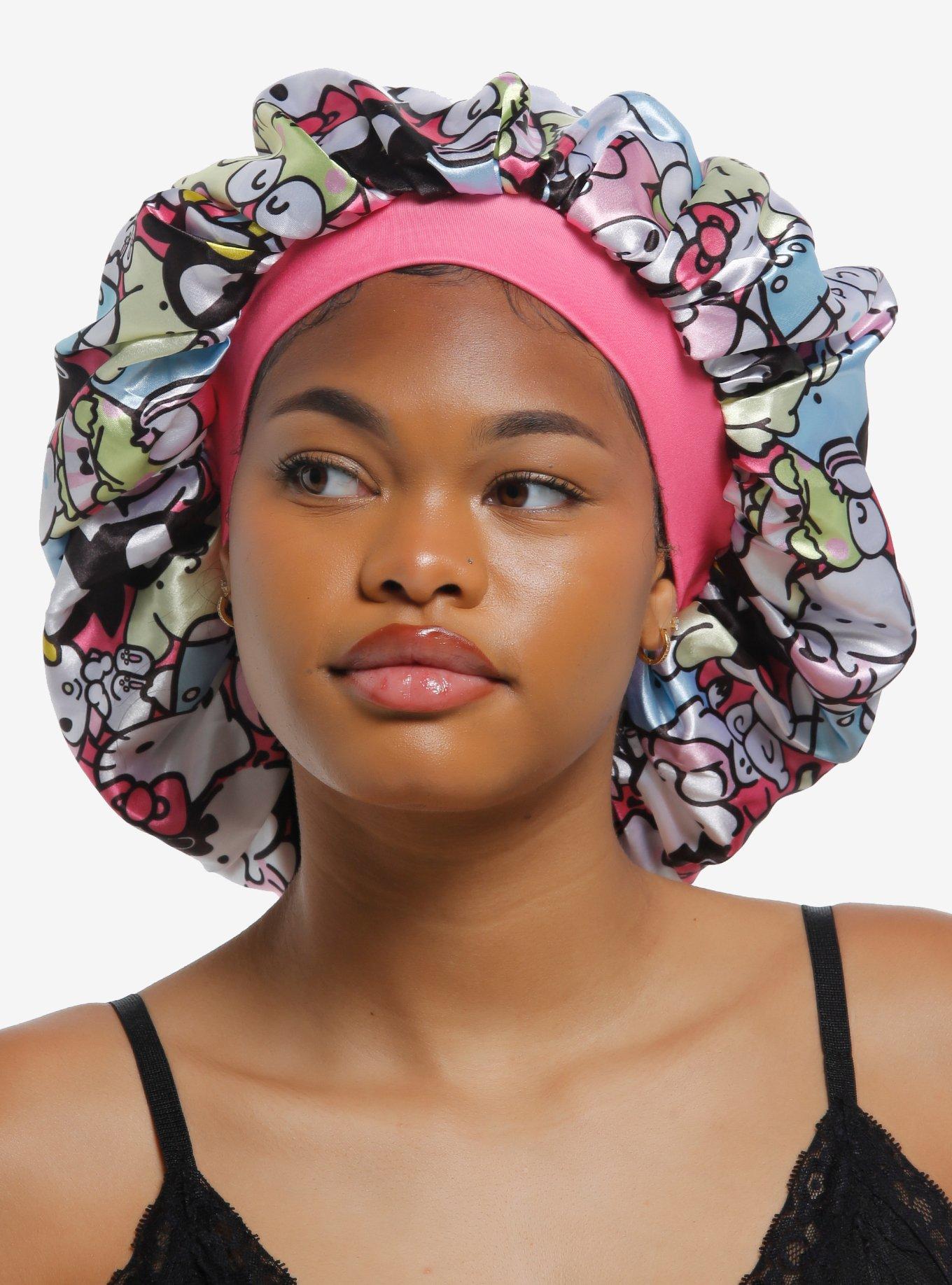 Hello Kitty And Friends Pink Bow Reversible Satin Bonnet, , alternate