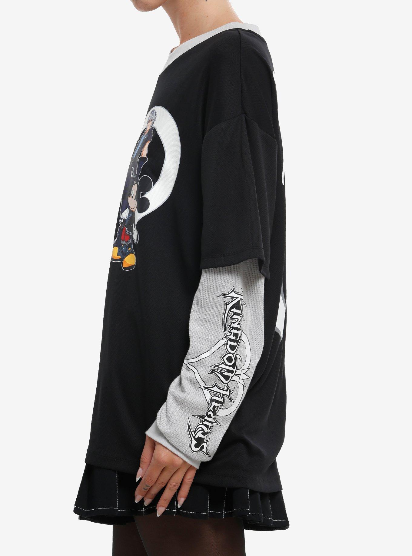 Disney Kingdom Hearts Group Girls Long-Sleeve Twofer, MULTI, alternate
