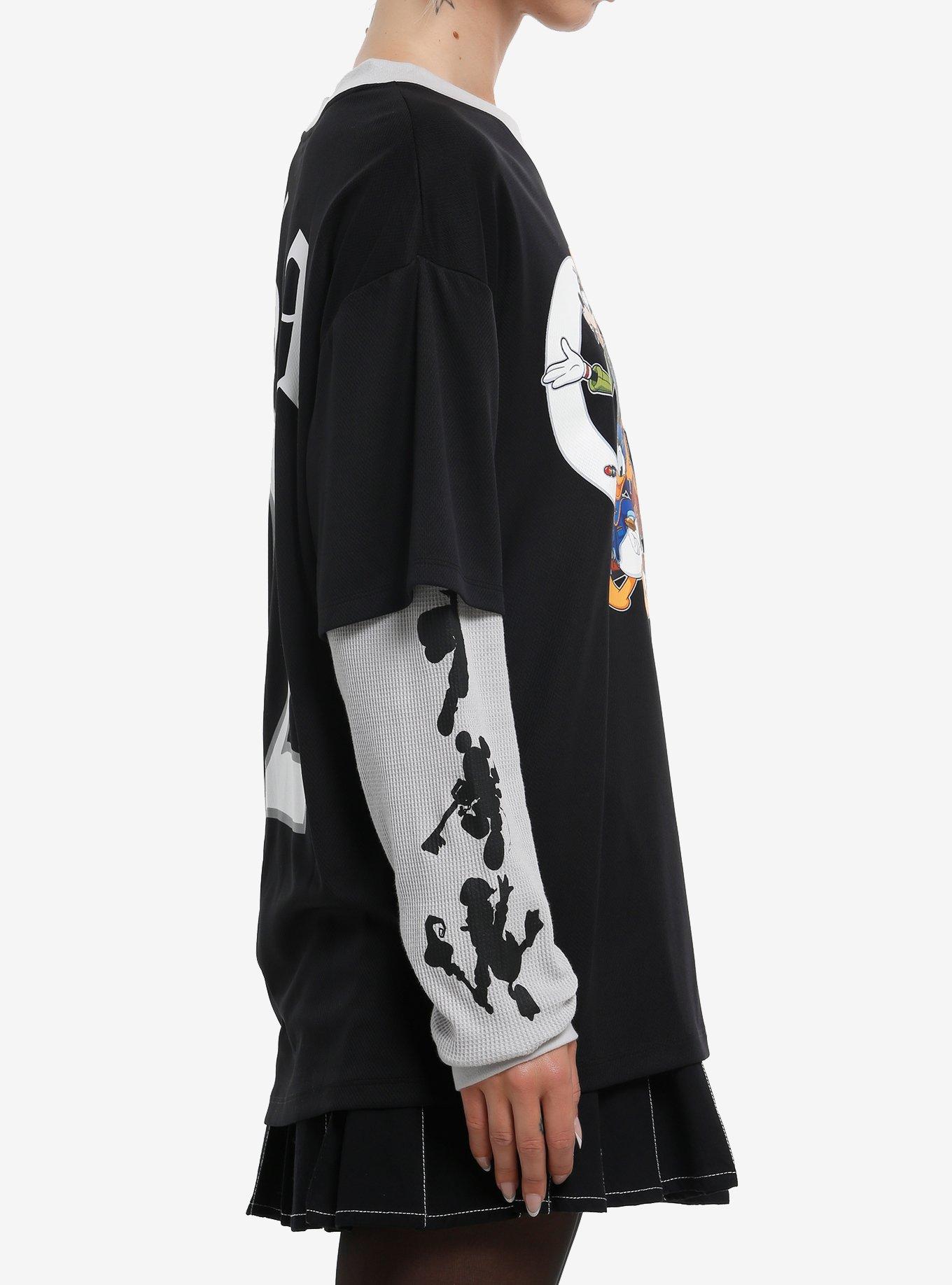 Disney Kingdom Hearts Group Girls Long-Sleeve Twofer, MULTI, alternate