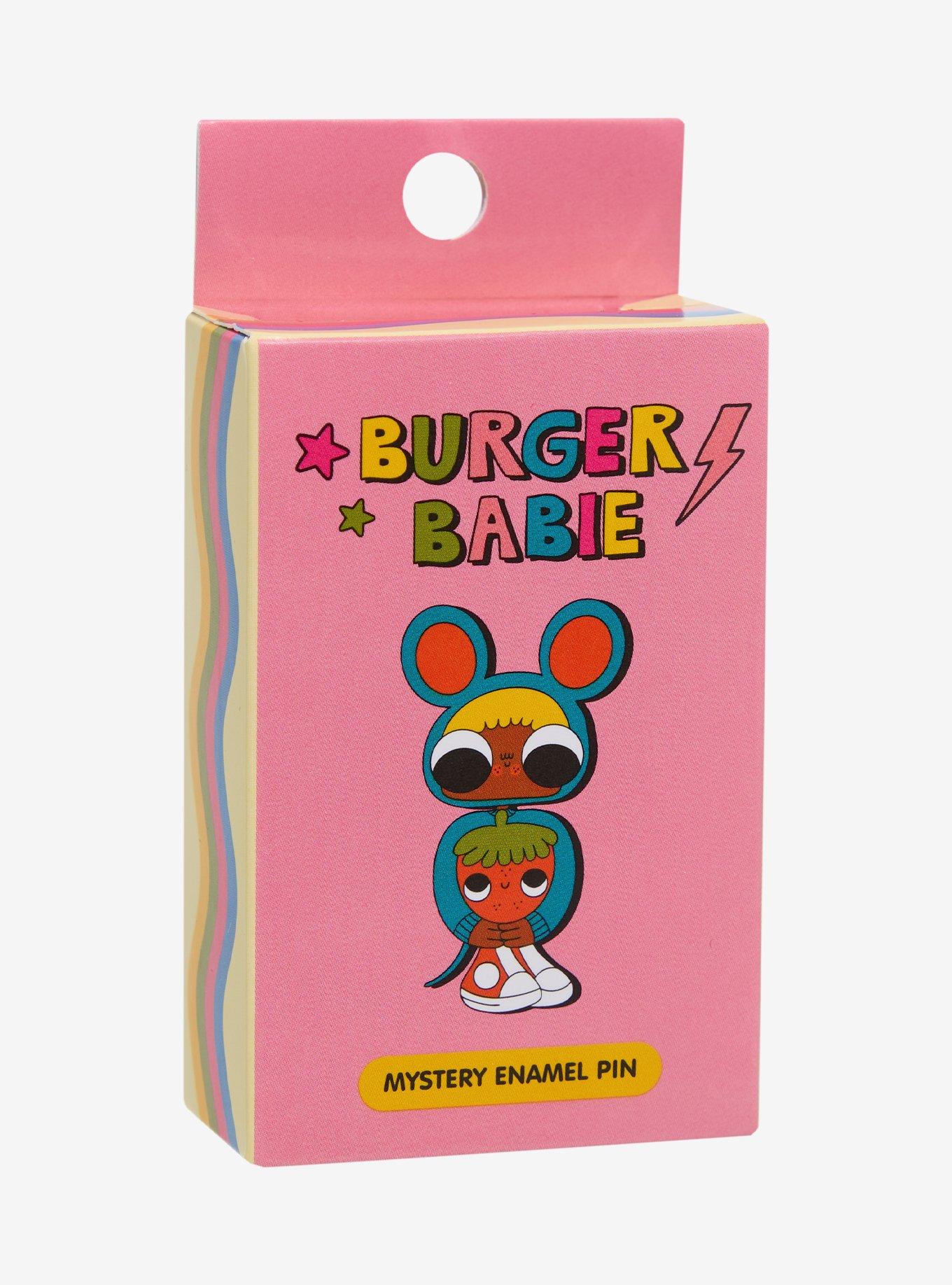 Burger Babie Characters Blind Box Enamel Pin - BoxLunch Exclusive, , alternate