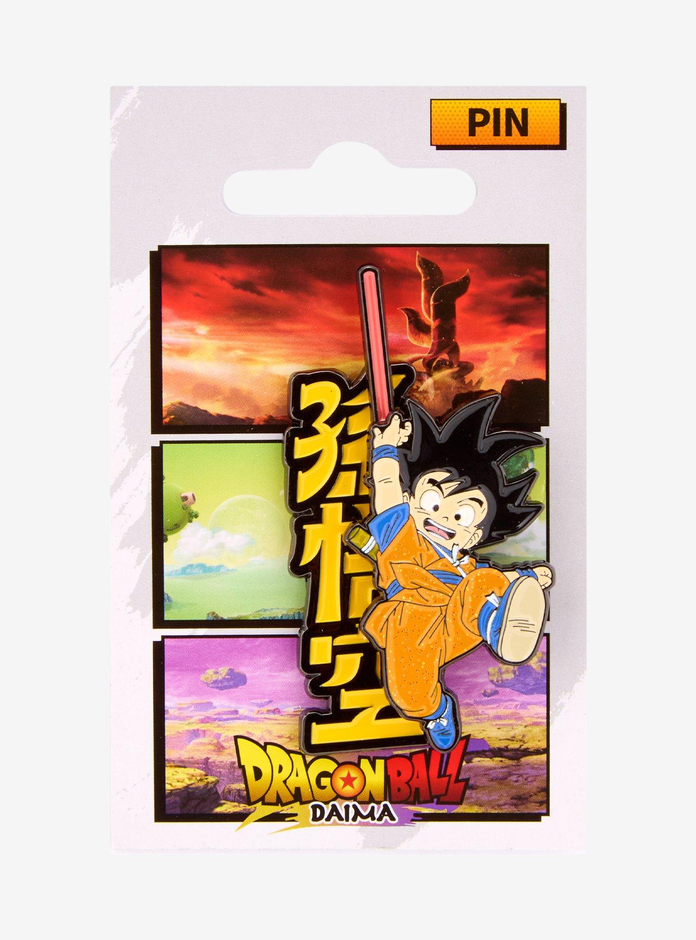 Dragon Ball Daima Goku Spinning Enamel Pin, , alternate