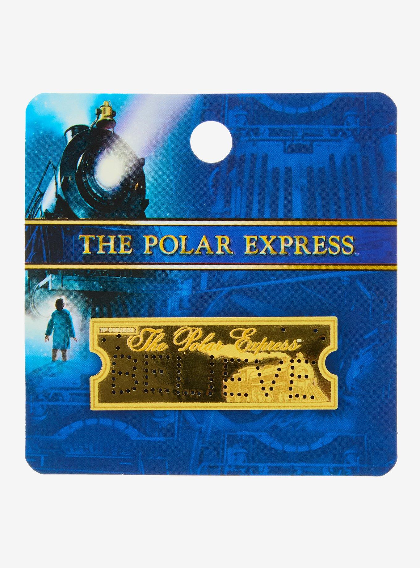 The Polar Express Believe Ticket Enamel Pin, , hi-res