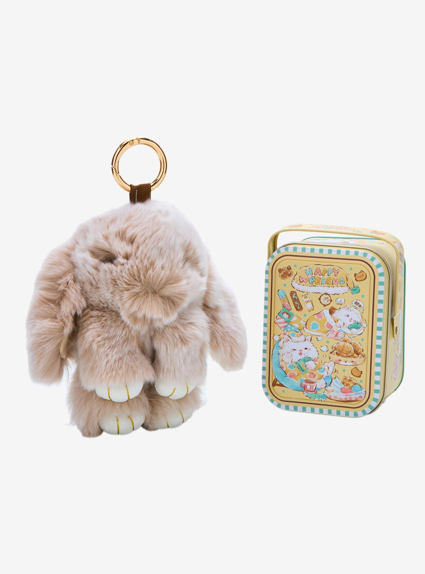 BunnyLulu Snugglylulu Plush Keychain with Tin, , hi-res