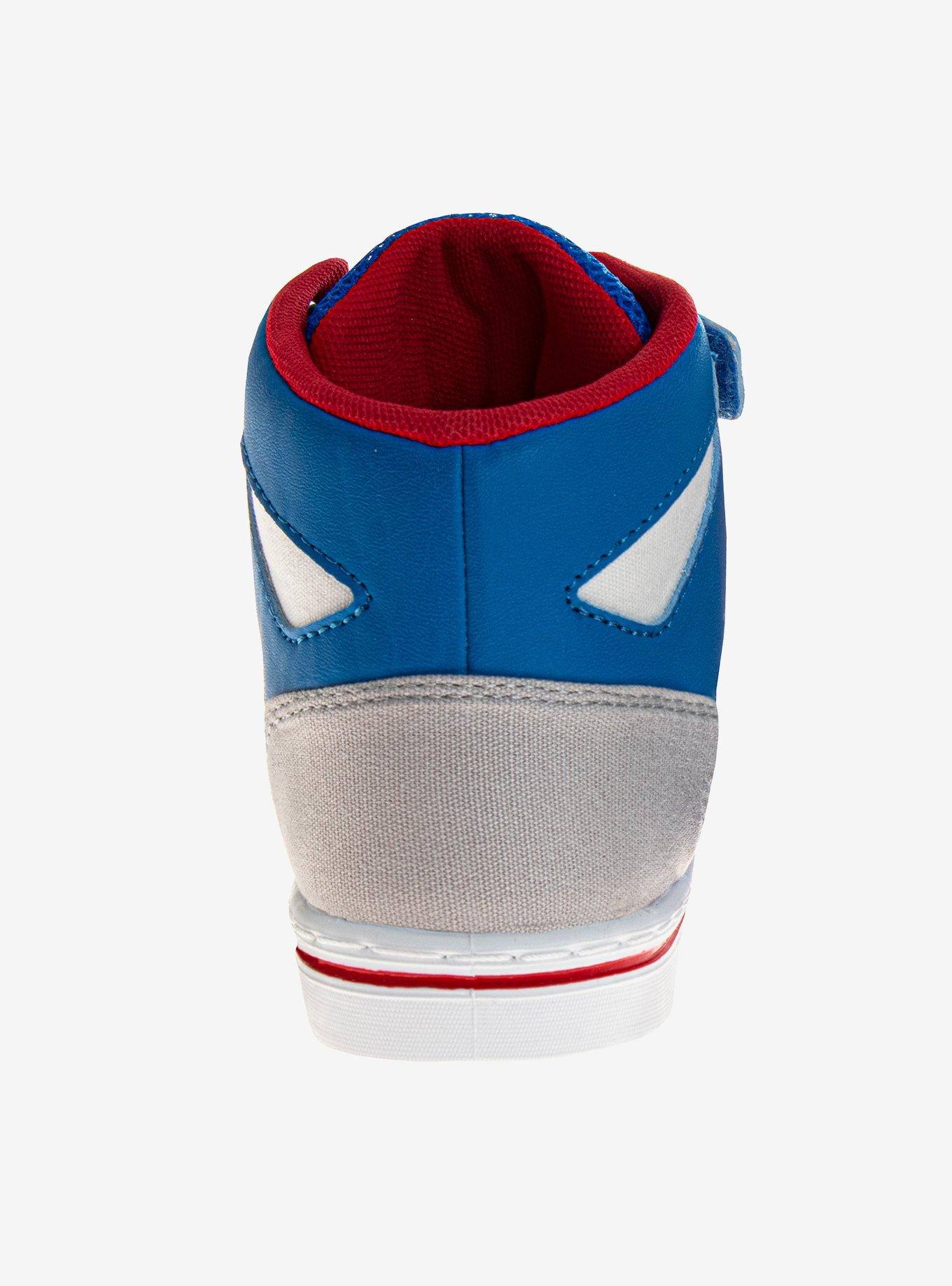 Sonic The Hedgehog Boys High Top Canvas Sneakers, BLUE, alternate