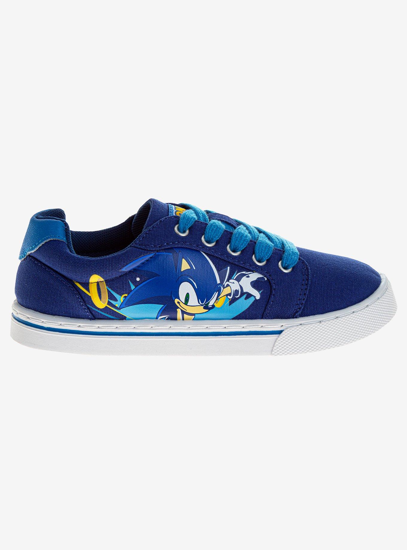 Sonic The Hedgehog Boys Lace Up Canvas Sneakers, , hi-res