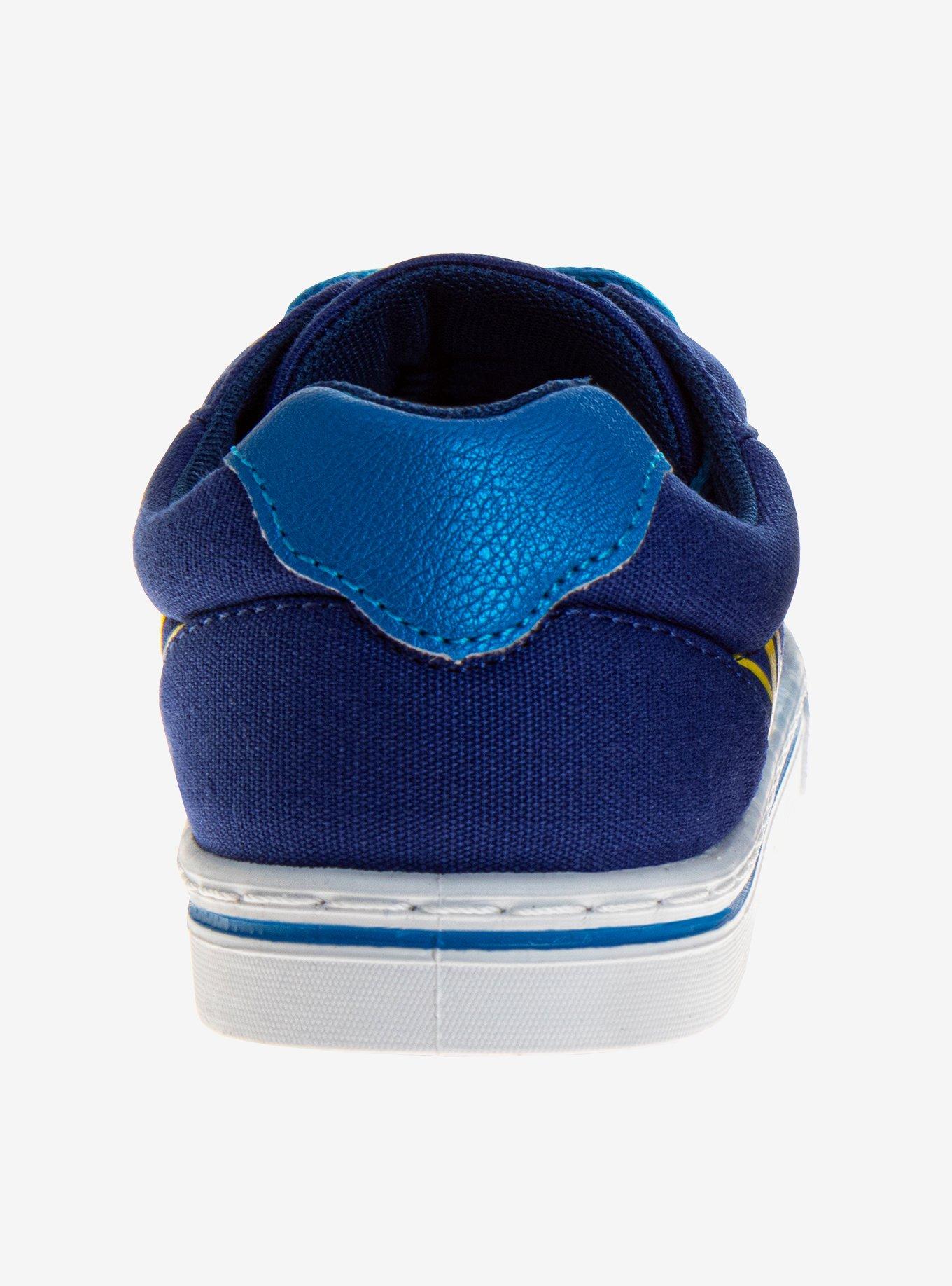 Sonic The Hedgehog Boys Lace Up Canvas Sneakers, BLUE, alternate