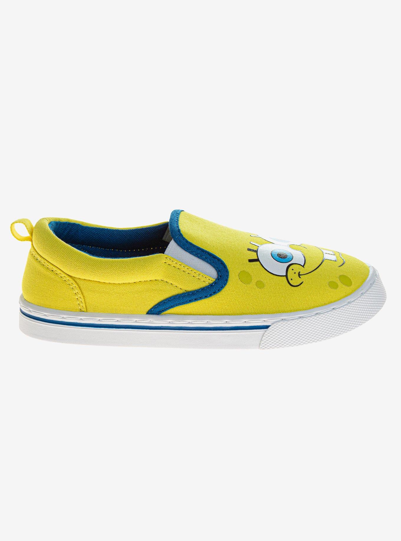 SpongeBob SquarePants and Patrick Slip-On Kids Canvas Sneakers, , hi-res