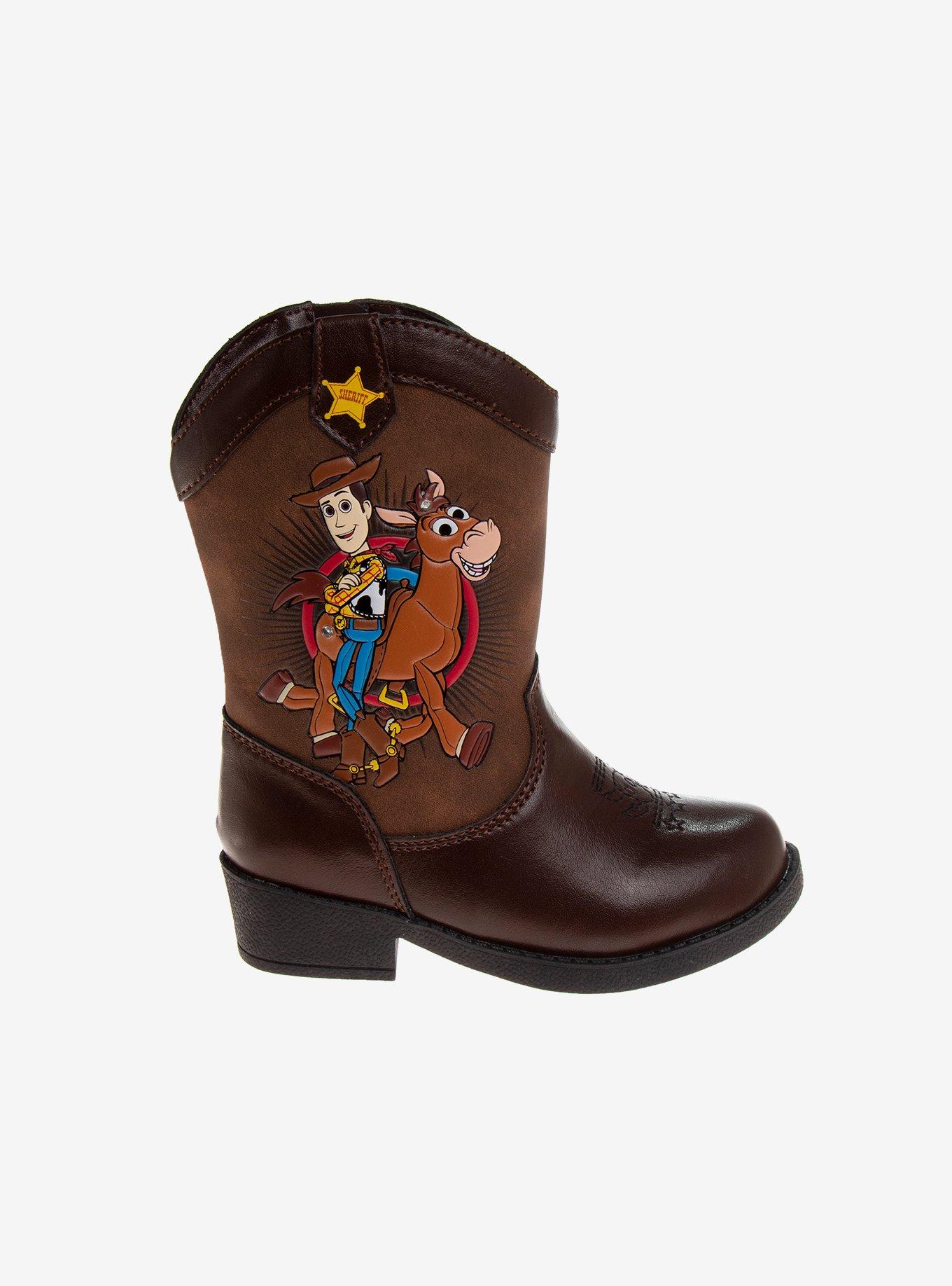 Disney Pixar Toy Story Slip-On Youth Cowboy Boots, BROWN, alternate