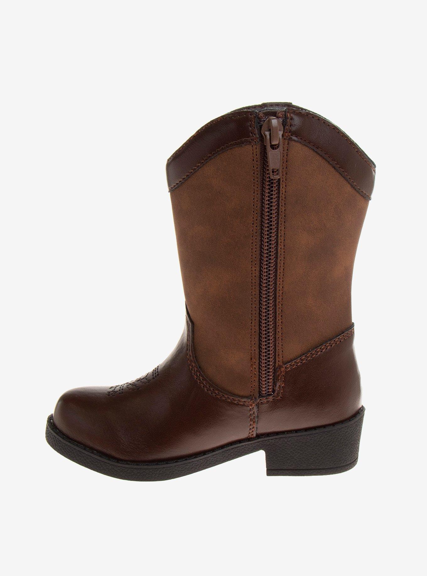 Disney Pixar Toy Story Slip-On Youth Cowboy Boots, BROWN, alternate