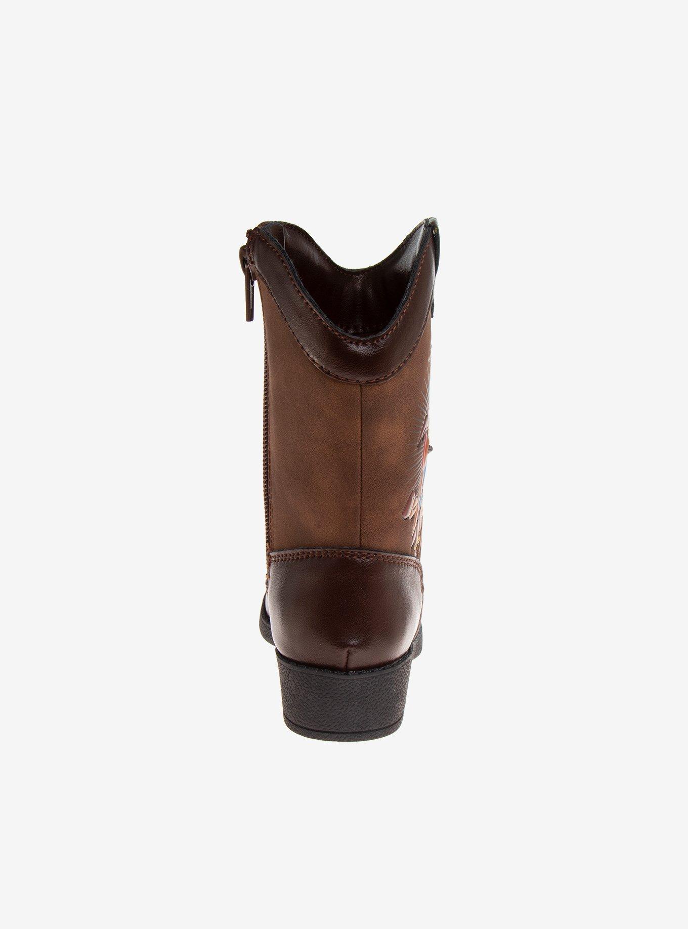 Disney Pixar Toy Story Slip-On Youth Cowboy Boots, BROWN, alternate