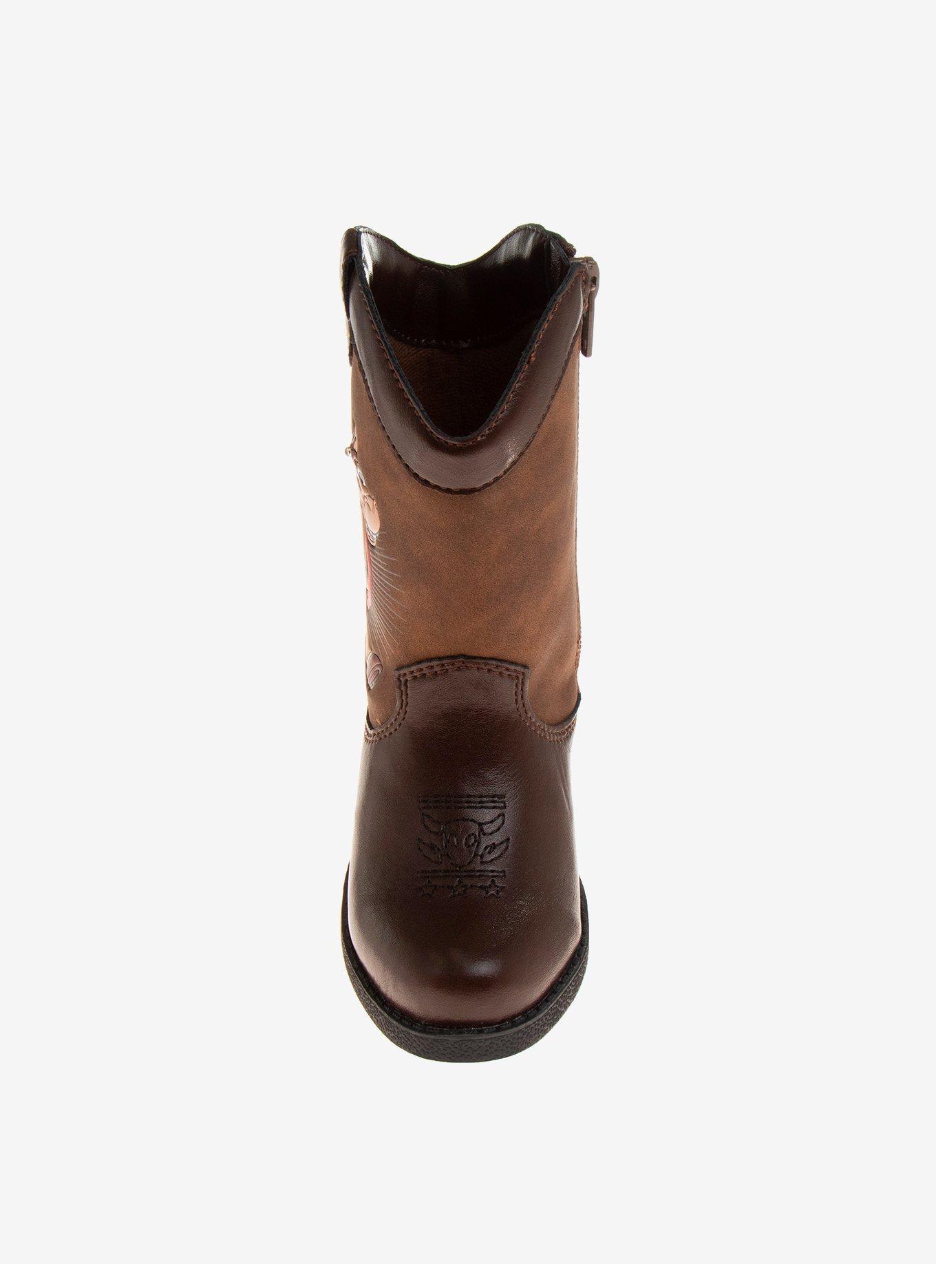 Disney Pixar Toy Story Slip-On Youth Cowboy Boots, BROWN, alternate