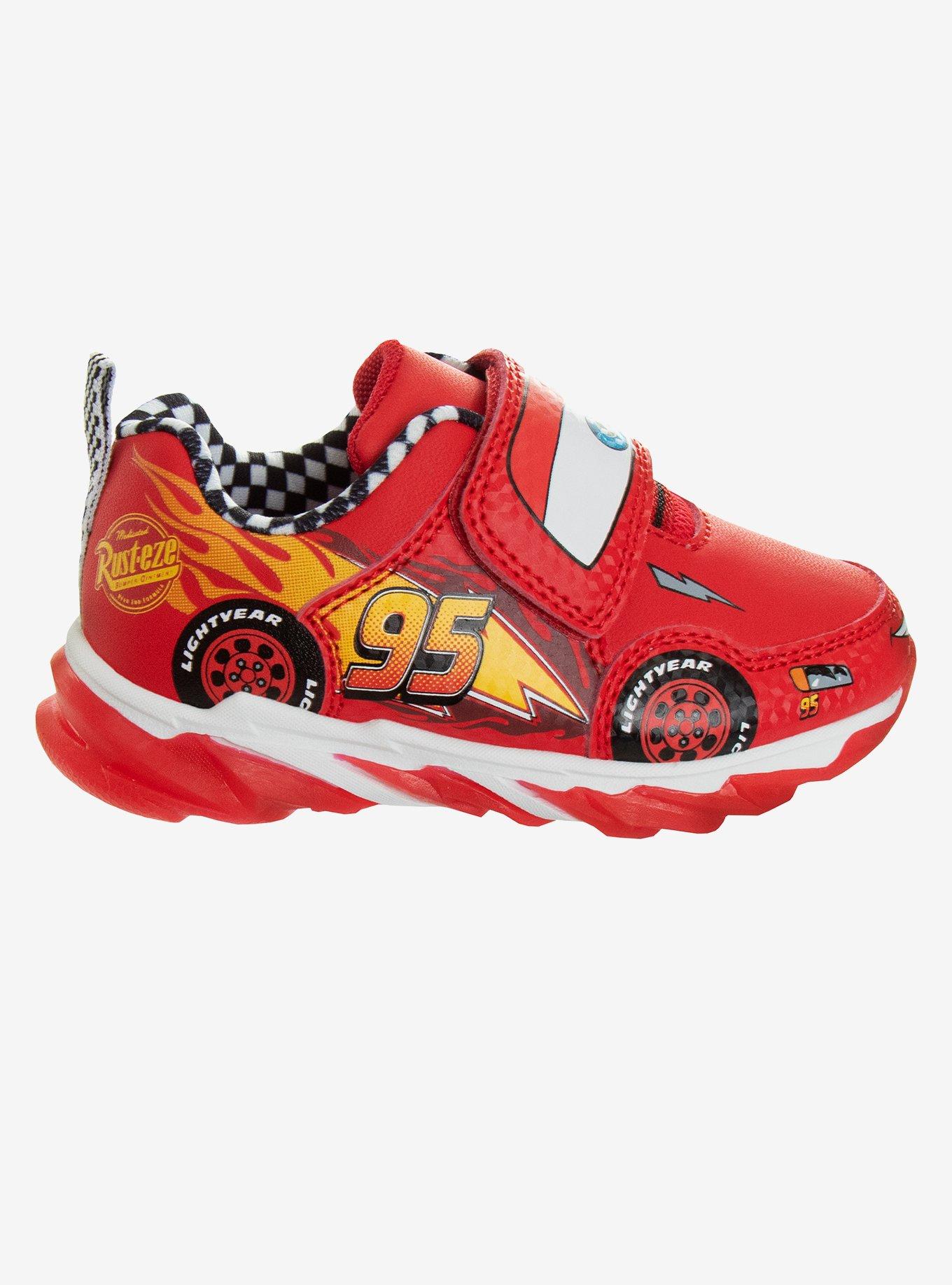 Disney Pixar Cars Lightning McQueen Light Up Toddler & Little Kids Sneakers, , hi-res