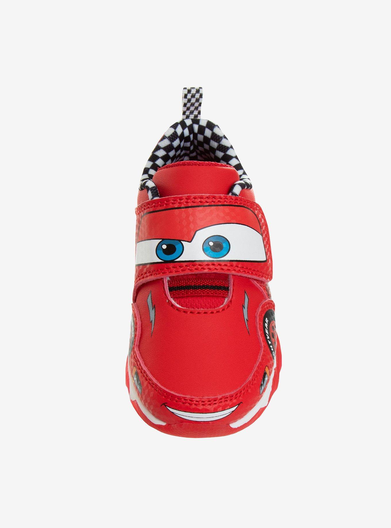 Disney Pixar Cars Lightning McQueen Light Up Toddler & Little Kids Sneakers, RED, alternate