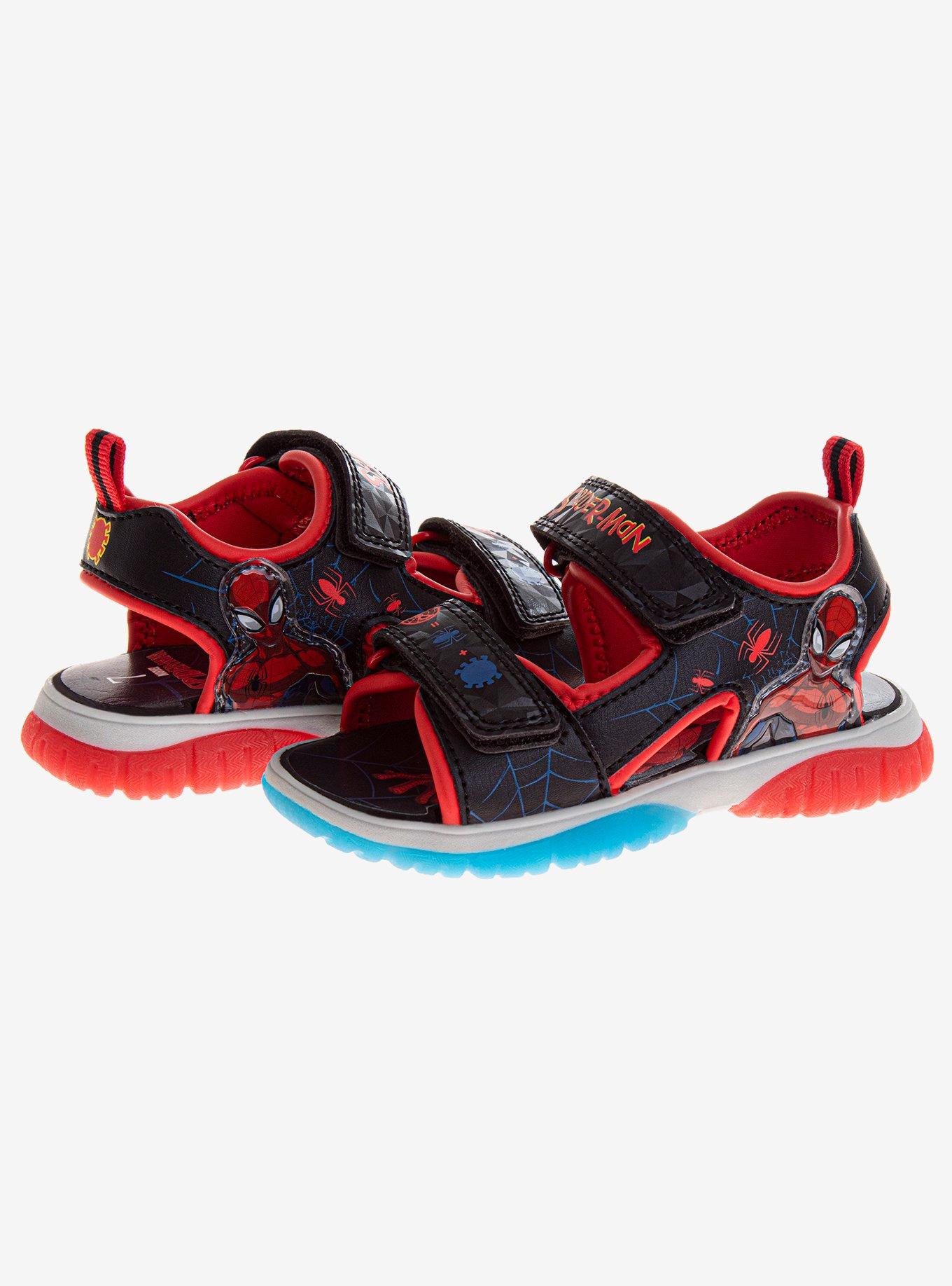 Marvel Spider-Man Toddler & Boys Open Toe Sport Sandals, RED, alternate
