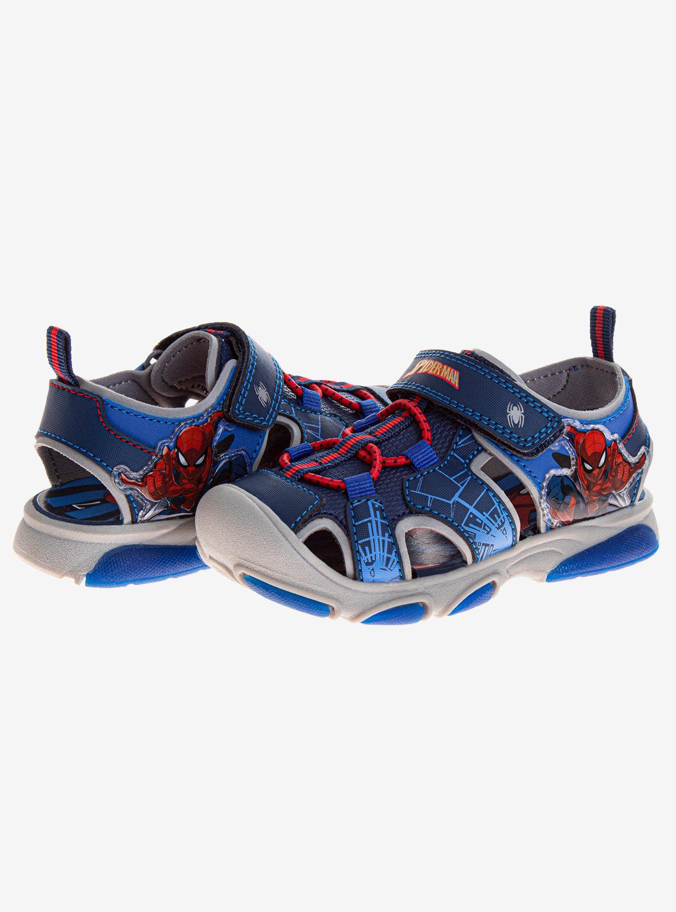 Marvel Spider-Man Toddler & Boys Closed Toe Sport Sandals, BLUE, alternate